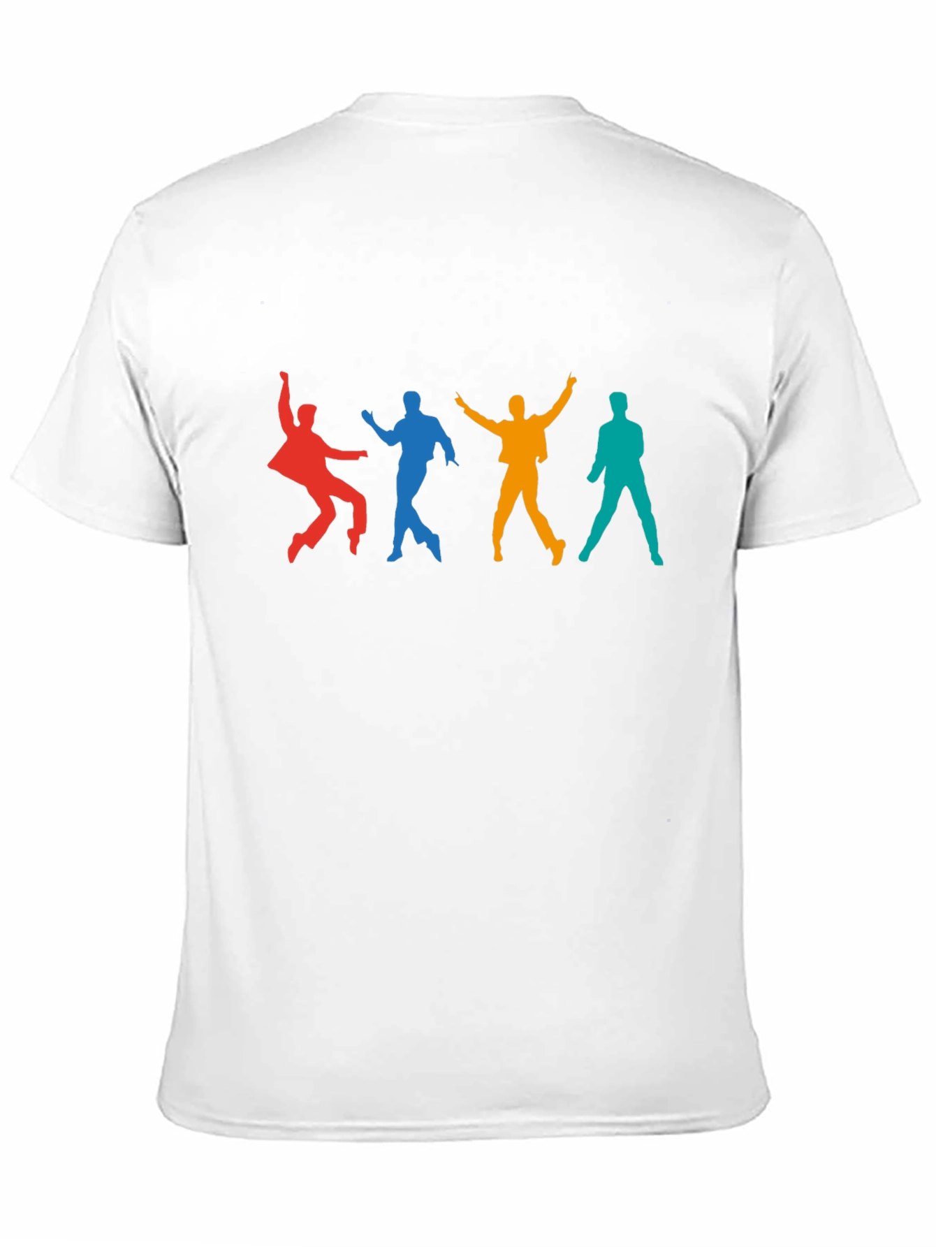 Black Retro Dance Silhouette Graphic Tee - Black view 11