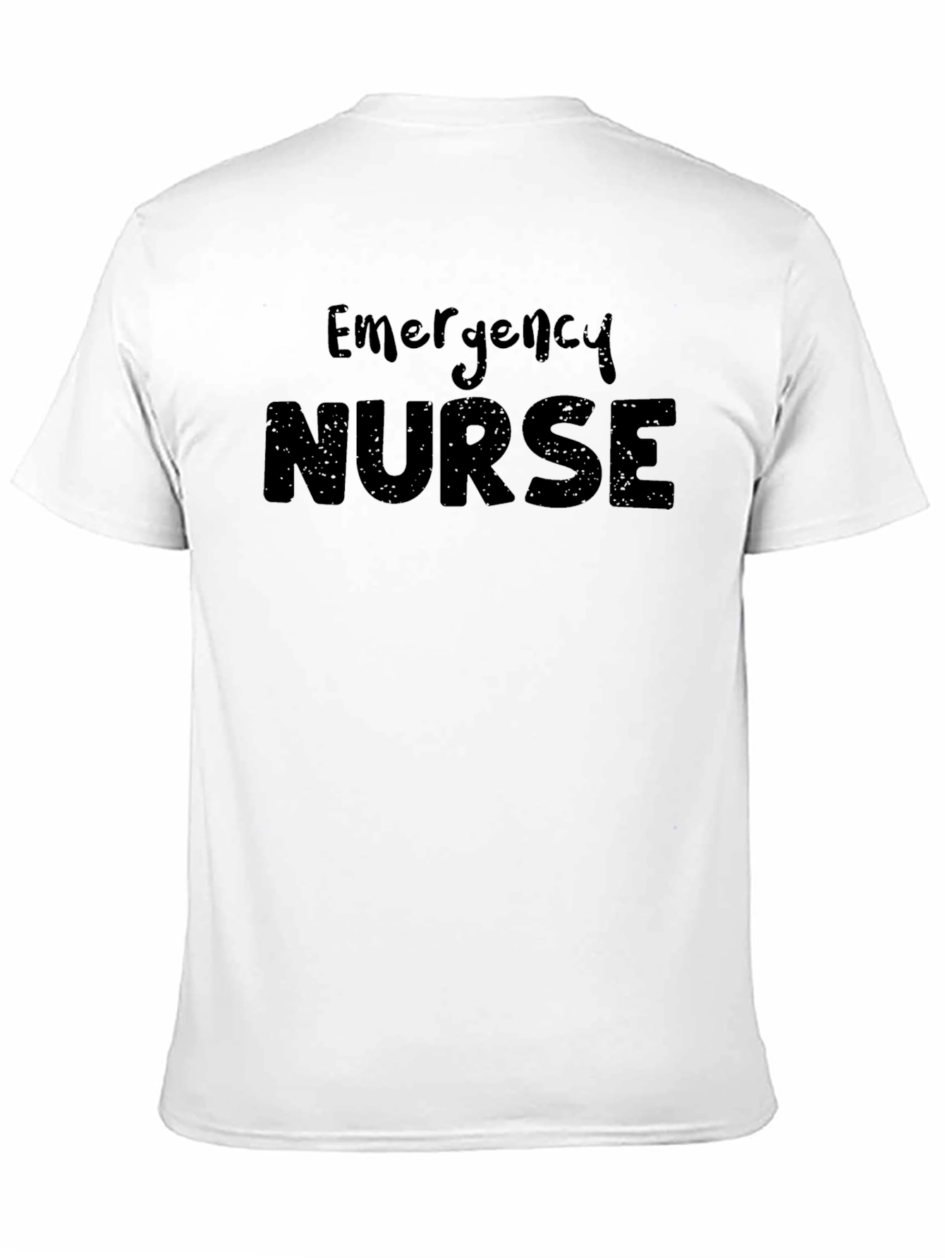 Emergency Nurse Graphic T-Shirt - Black - 11