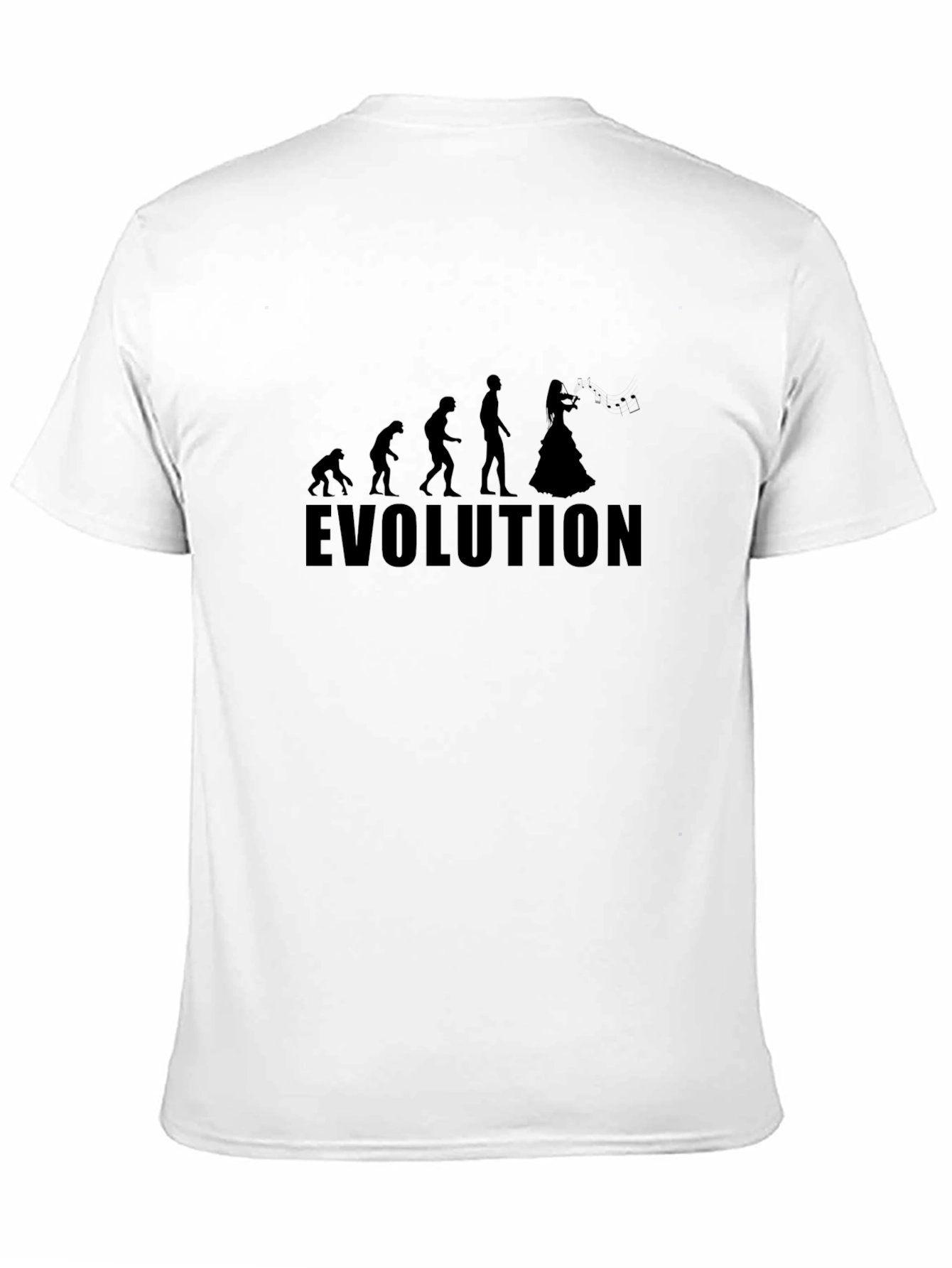 Black Evolution Men's Graphic T-Shirt view 11