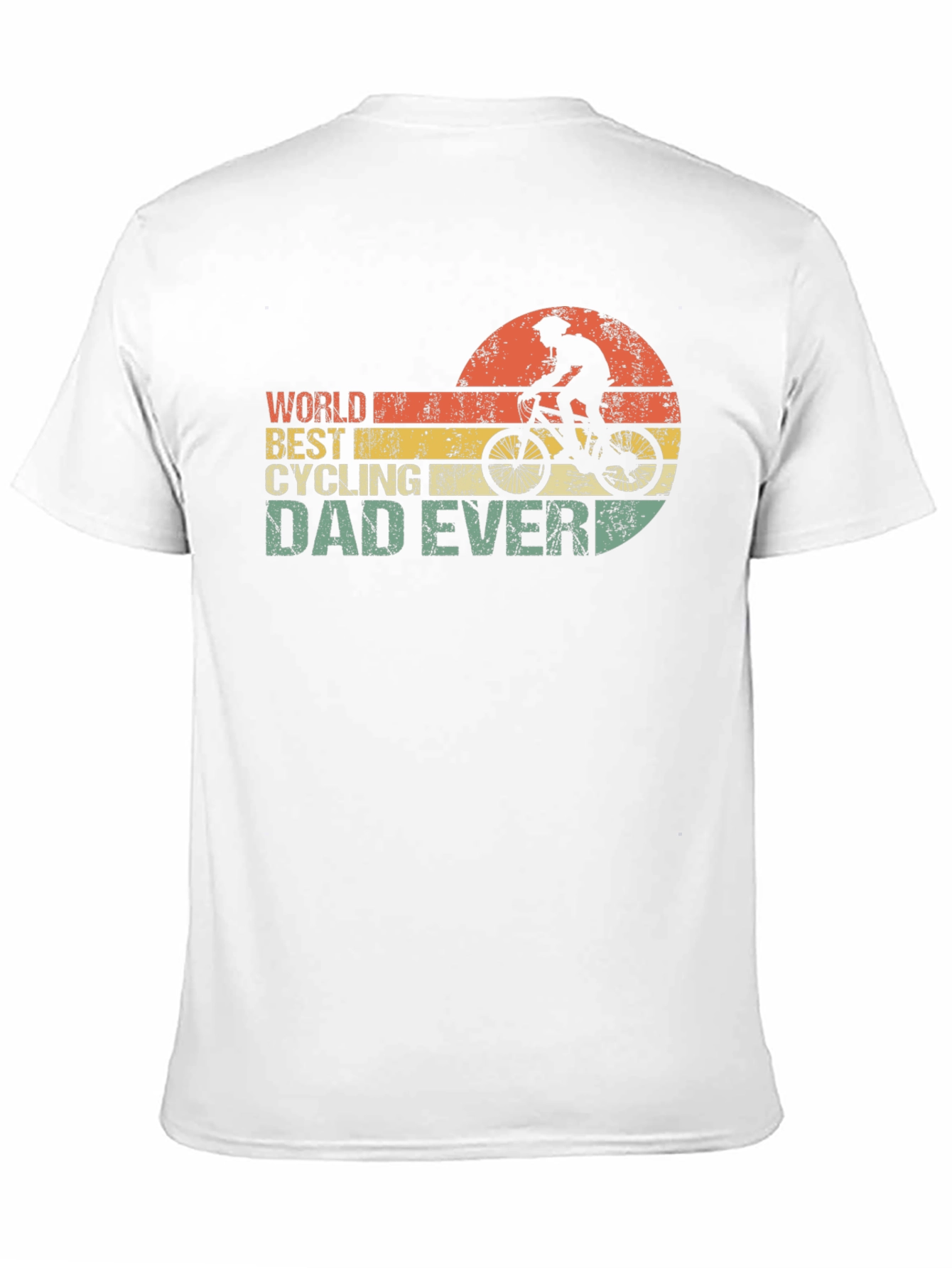 Black World's Best Cycling Dad Ever T-Shirt view 11