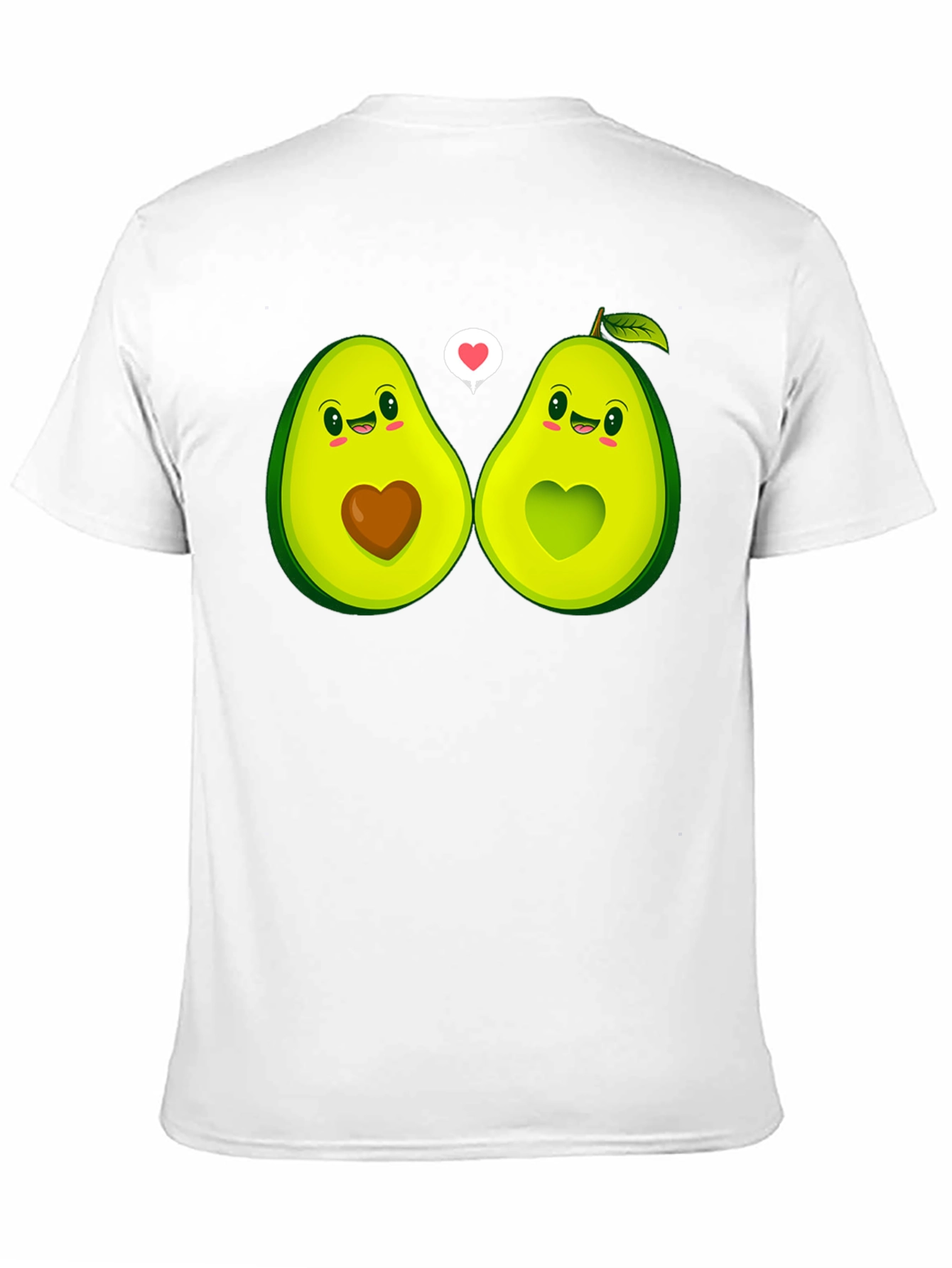 Black Avocado Love Graphic T-Shirt - Black Cotton Tee view 11