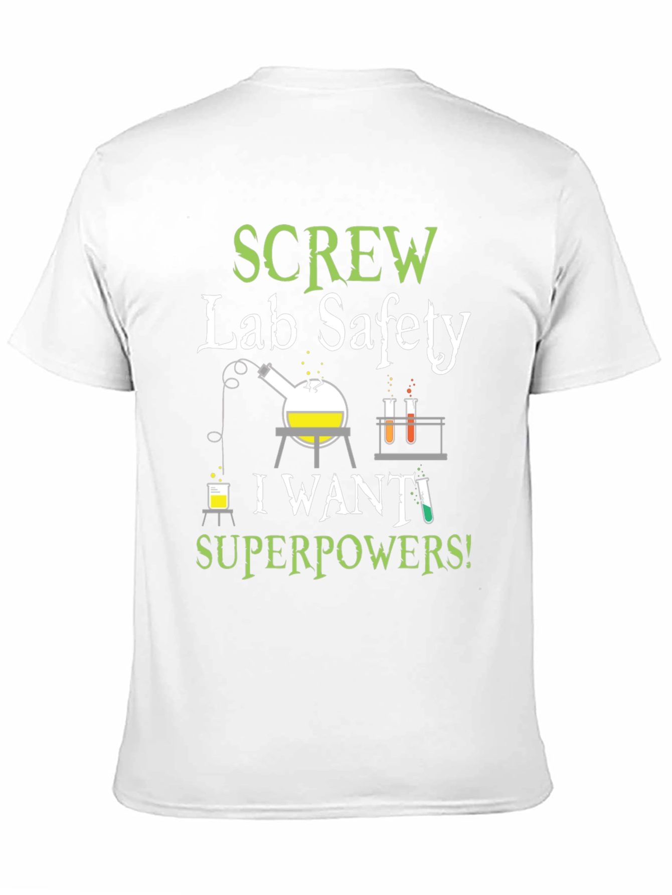 Black Screw Lab Safety T-Shirt: Science Humor Tee view 11