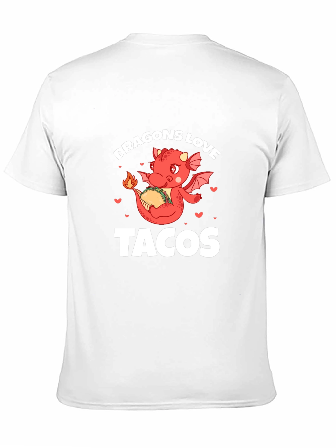 Black Dragons Love Tacos Black Graphic Tee view 11