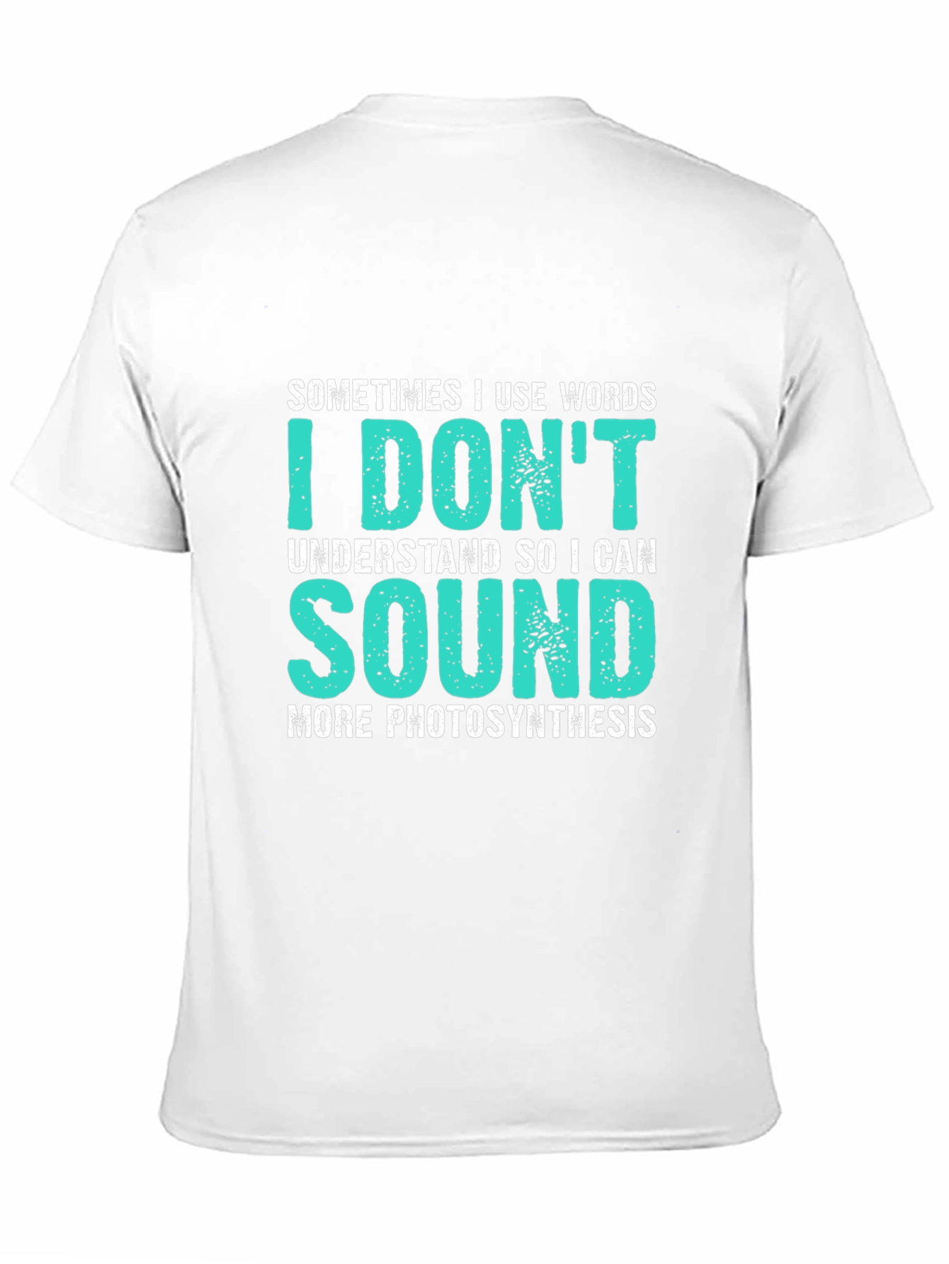 Black Funny Photosynthesis T-Shirt view 11