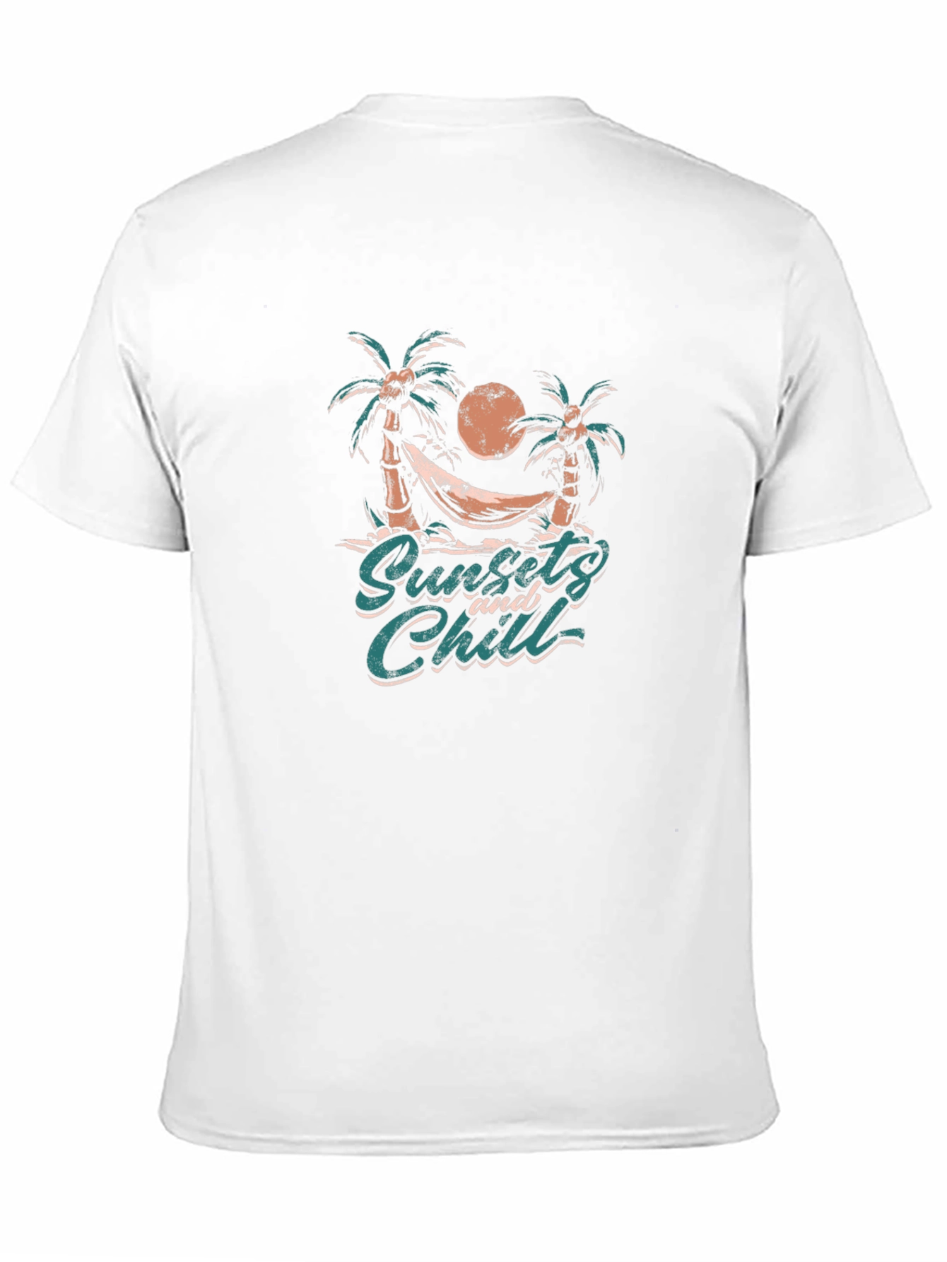 Black Sunset & Chill Graphic Tee - Beach Vibes view 11