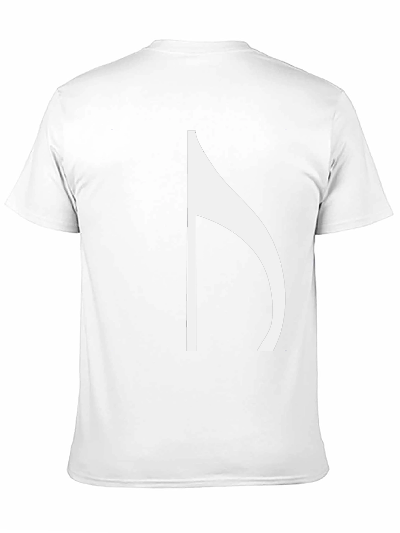 Black Modern Black Tee with Minimalist White Graphic view 11