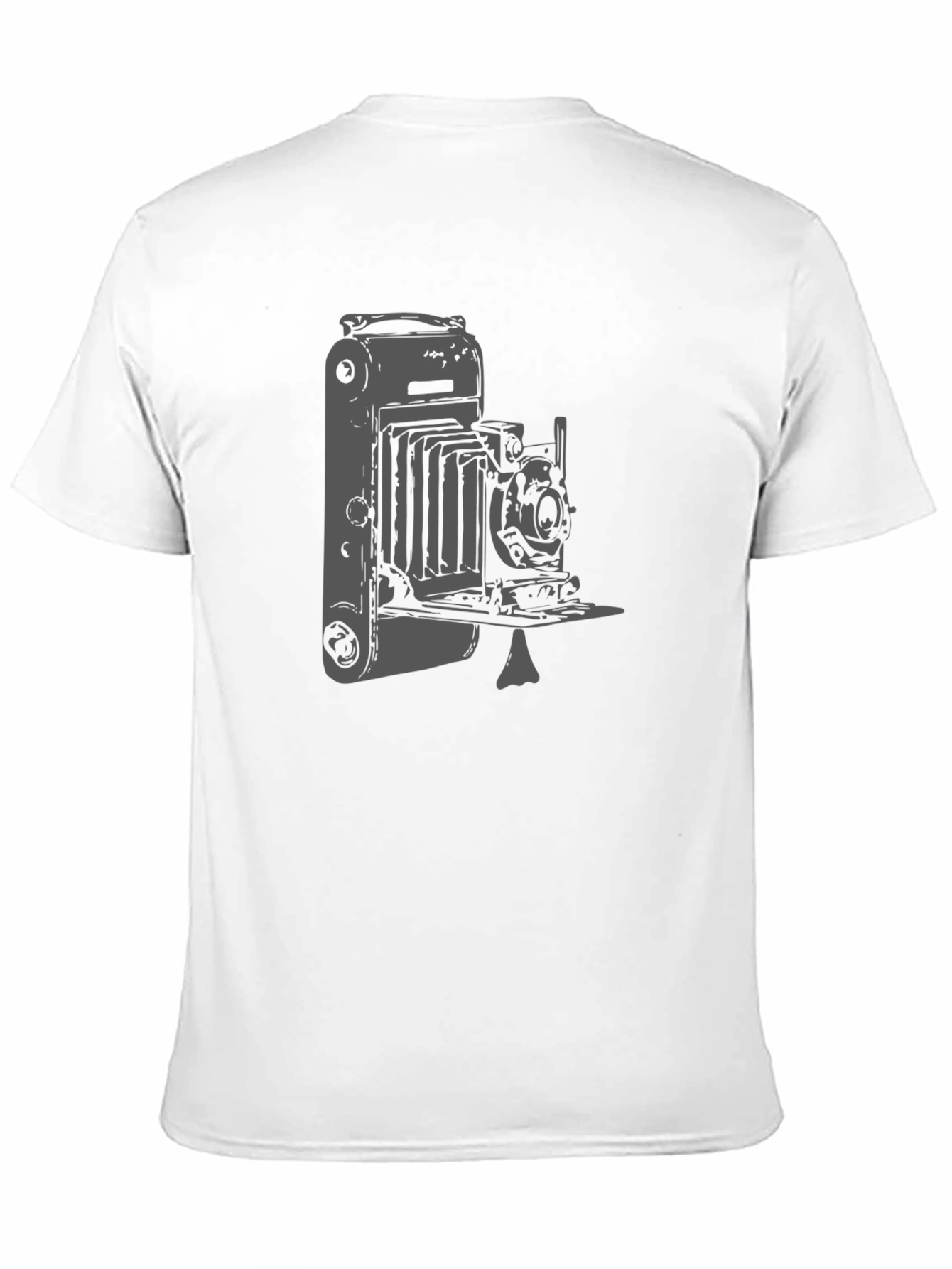 Black Vintage Camera Graphic Tee - Classic Style! view 11