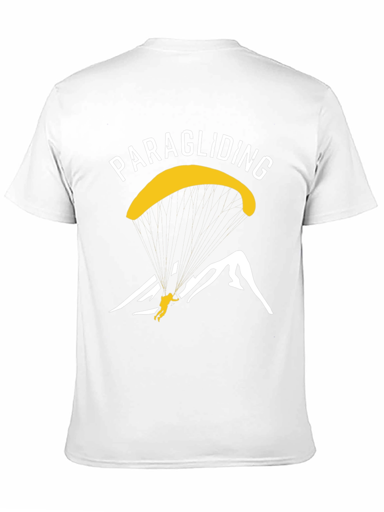 Black Paragliding Graphic T-Shirt - Adventure Awaits view 11