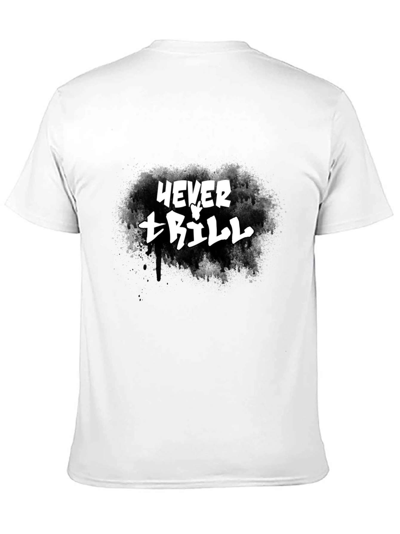 Black Never Trill Graphic T-Shirt - Black view 11