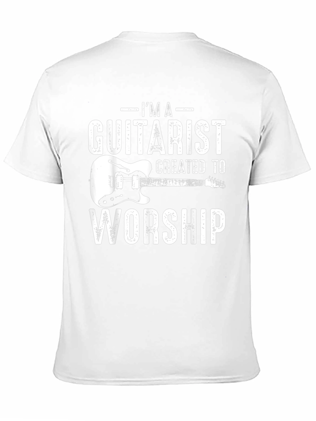 Black Guitarist Worship T-Shirt - Music Lover Tee view 11