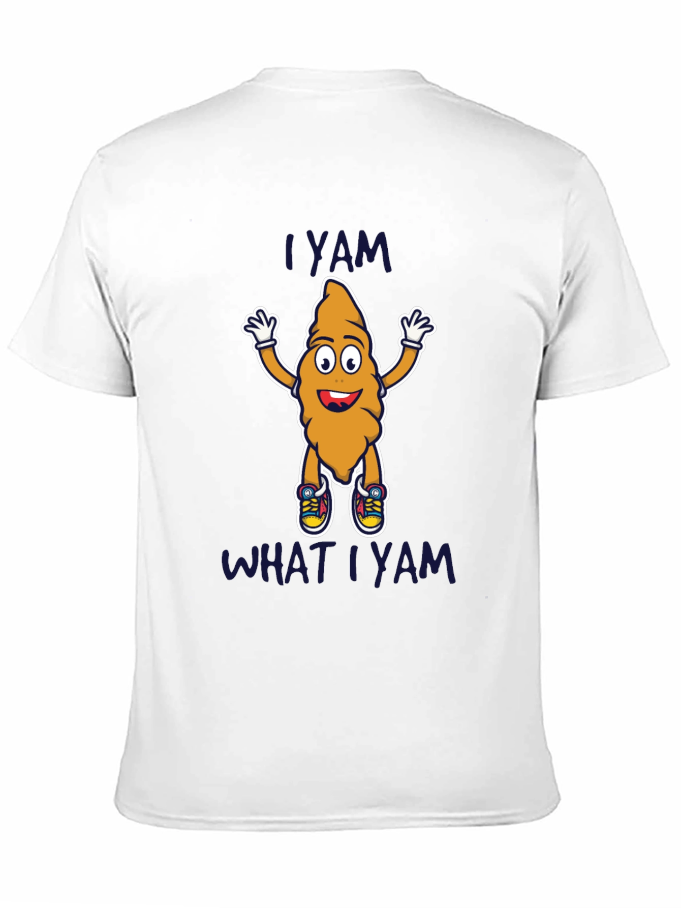 Black I Yam What I Yam T-Shirt view 11