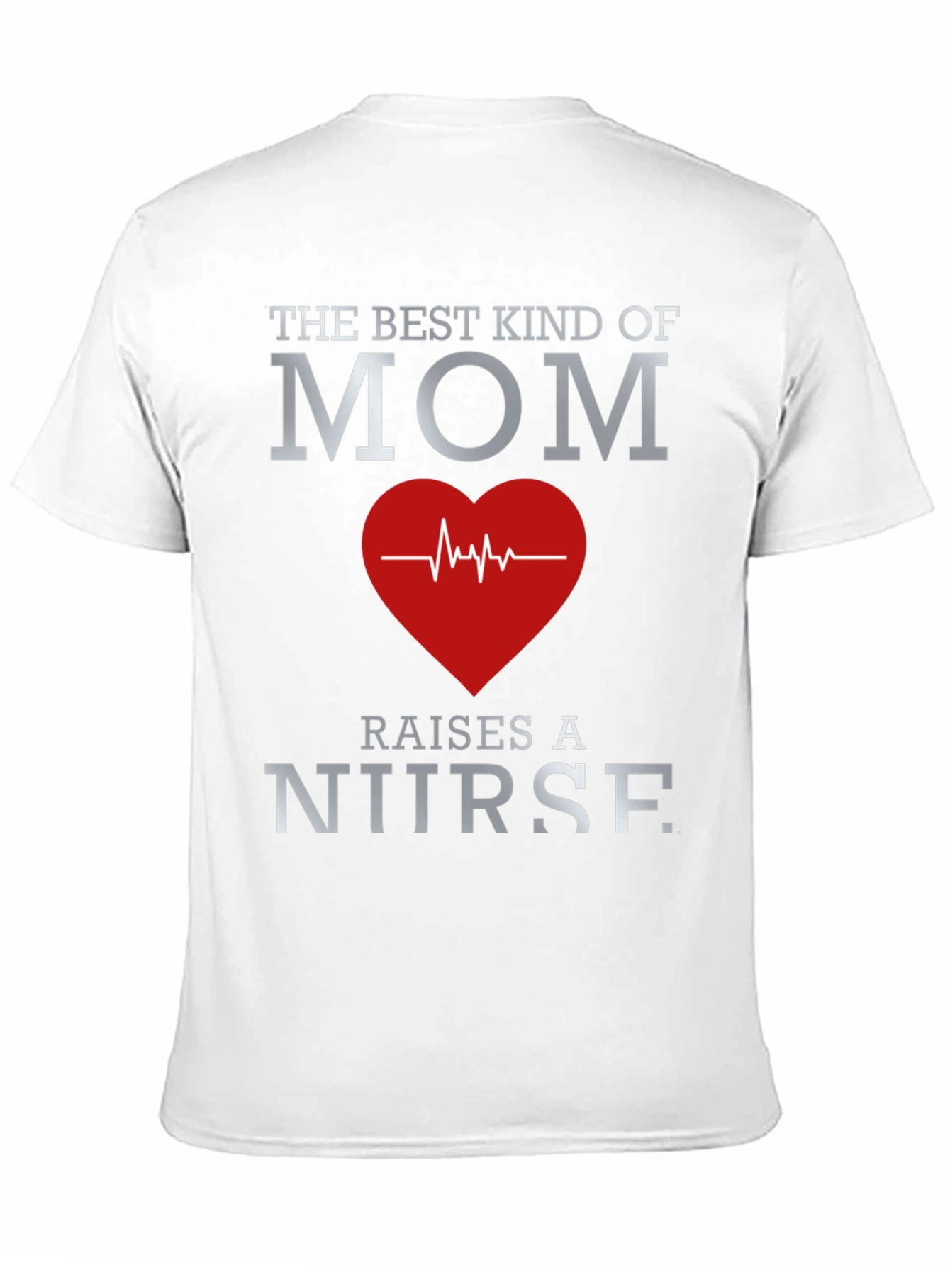 Black Best Mom Nurse Graphic T-Shirt view 11
