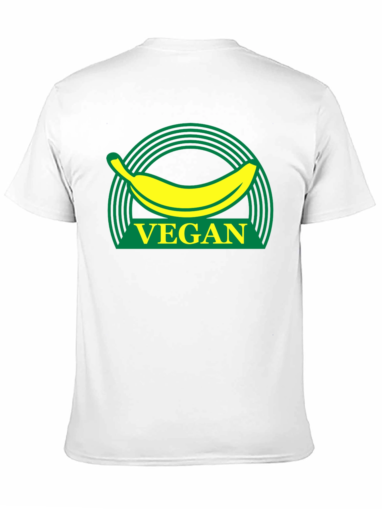 Vegan Banana T-Shirt - Unisex Black Tee - 11