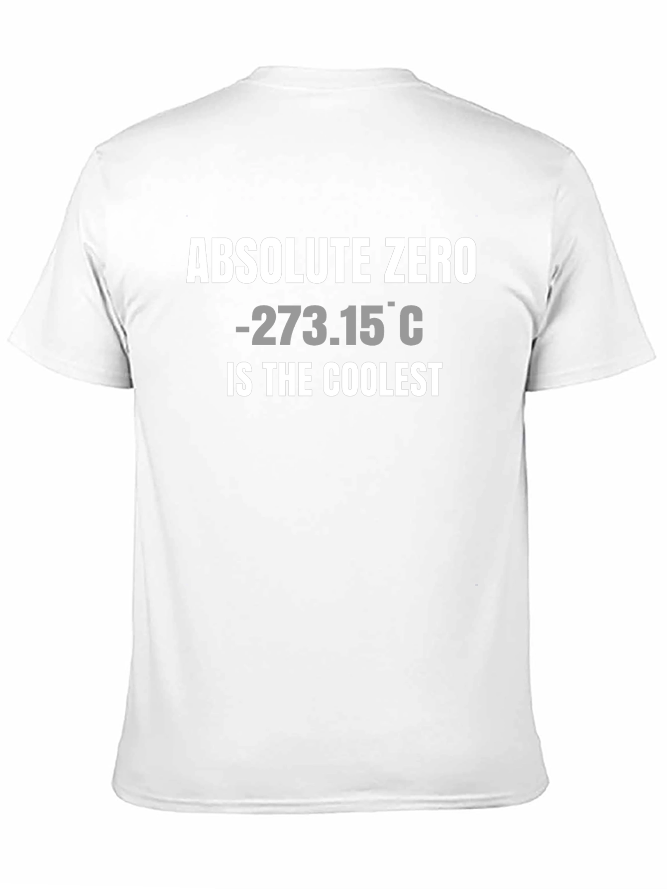 Black Absolute Zero Coolest T-Shirt - Science Humor view 11