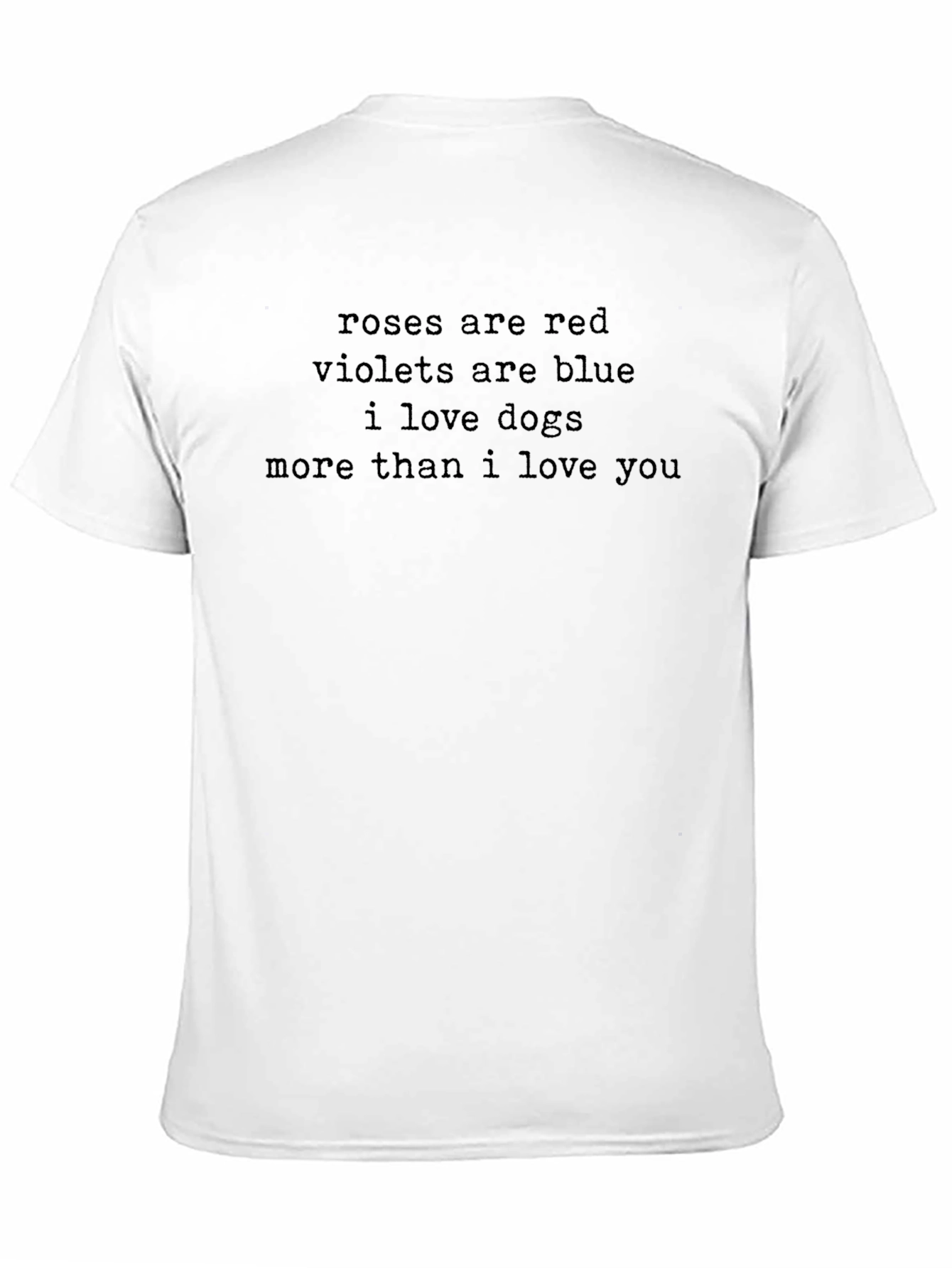 Black Roses are Red I Love Dogs T-Shirt view 11