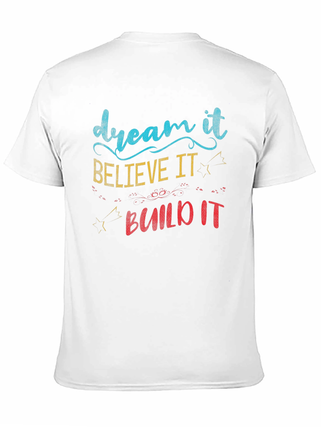 Black Dream, Believe, Build T-Shirt view 11