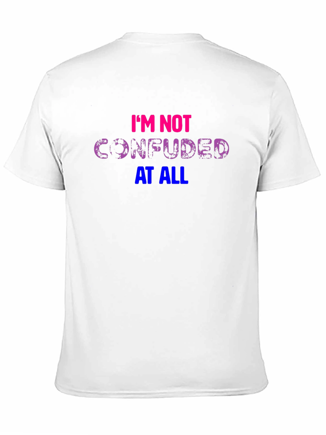 Black Bisexual Pride T-Shirt: I'm Not Confused At All! view 11
