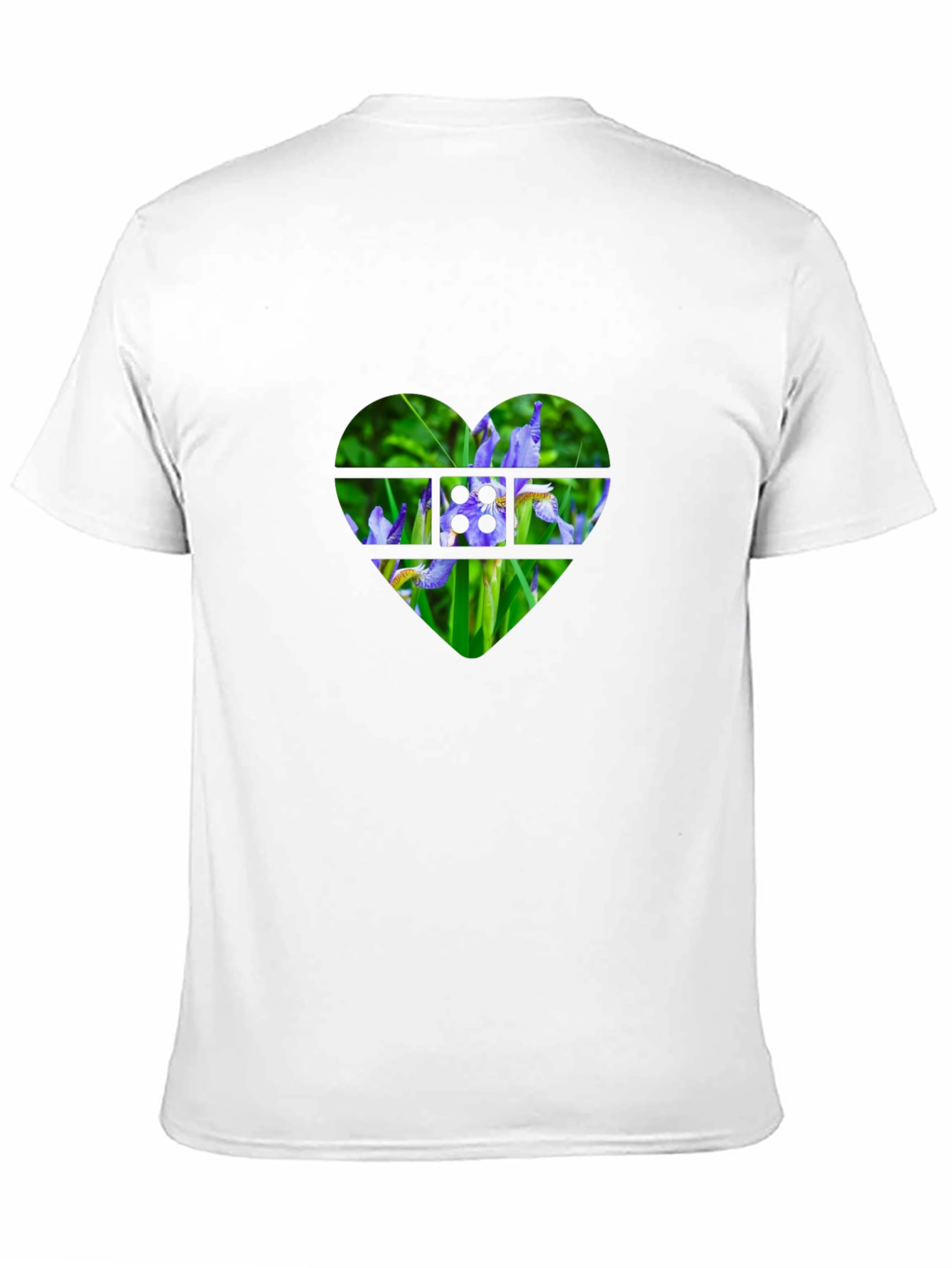 Black Floral Heart Graphic Black T-Shirt view 11