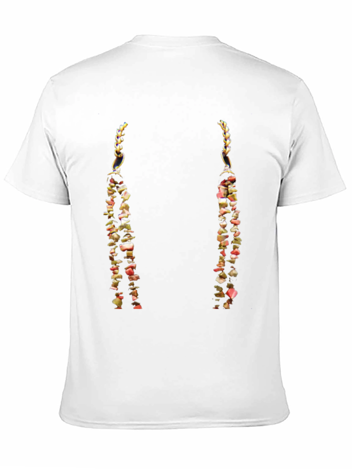 Black Unique Beaded Chain T-Shirt - Stylish Casual Wear view 11