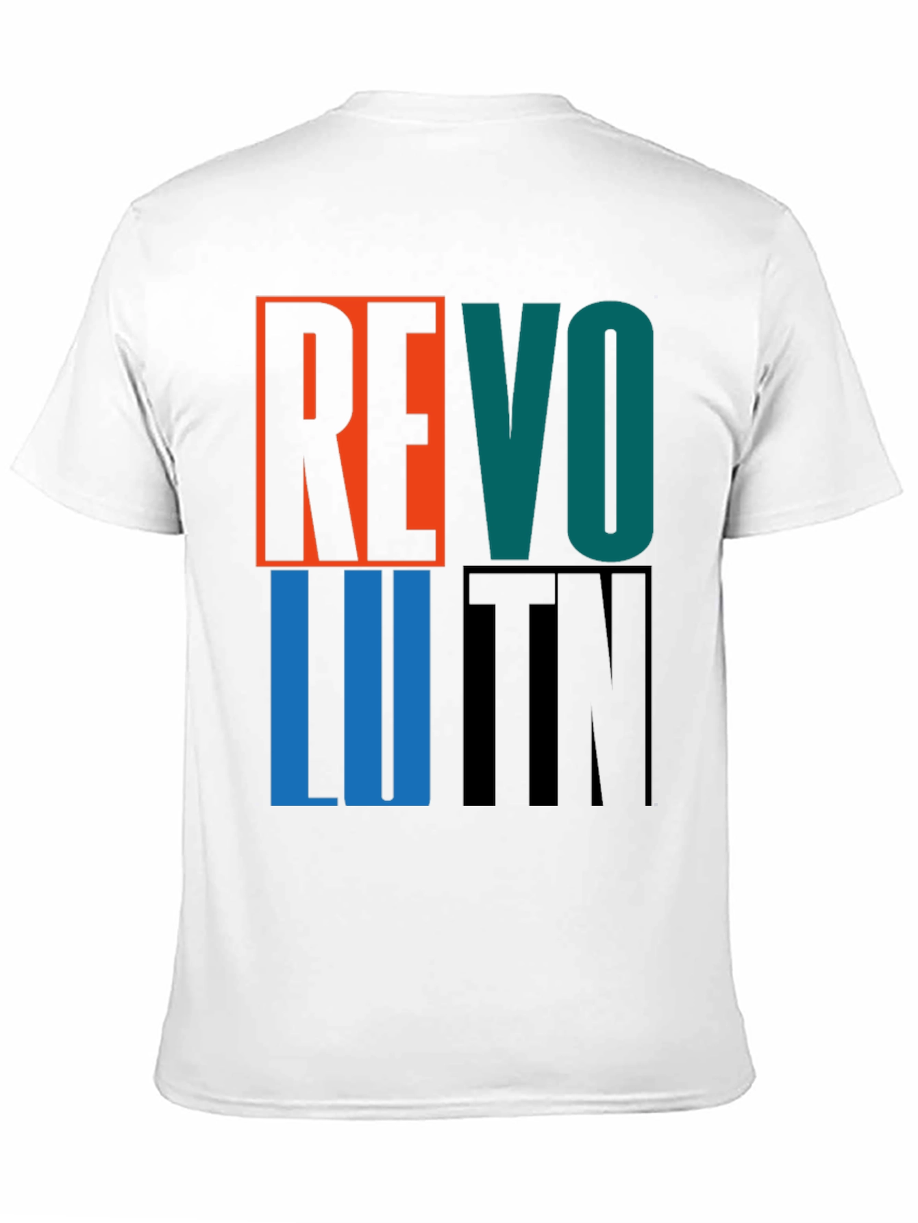 Black Revolution Graphic Print Crew Neck T-Shirt view 11