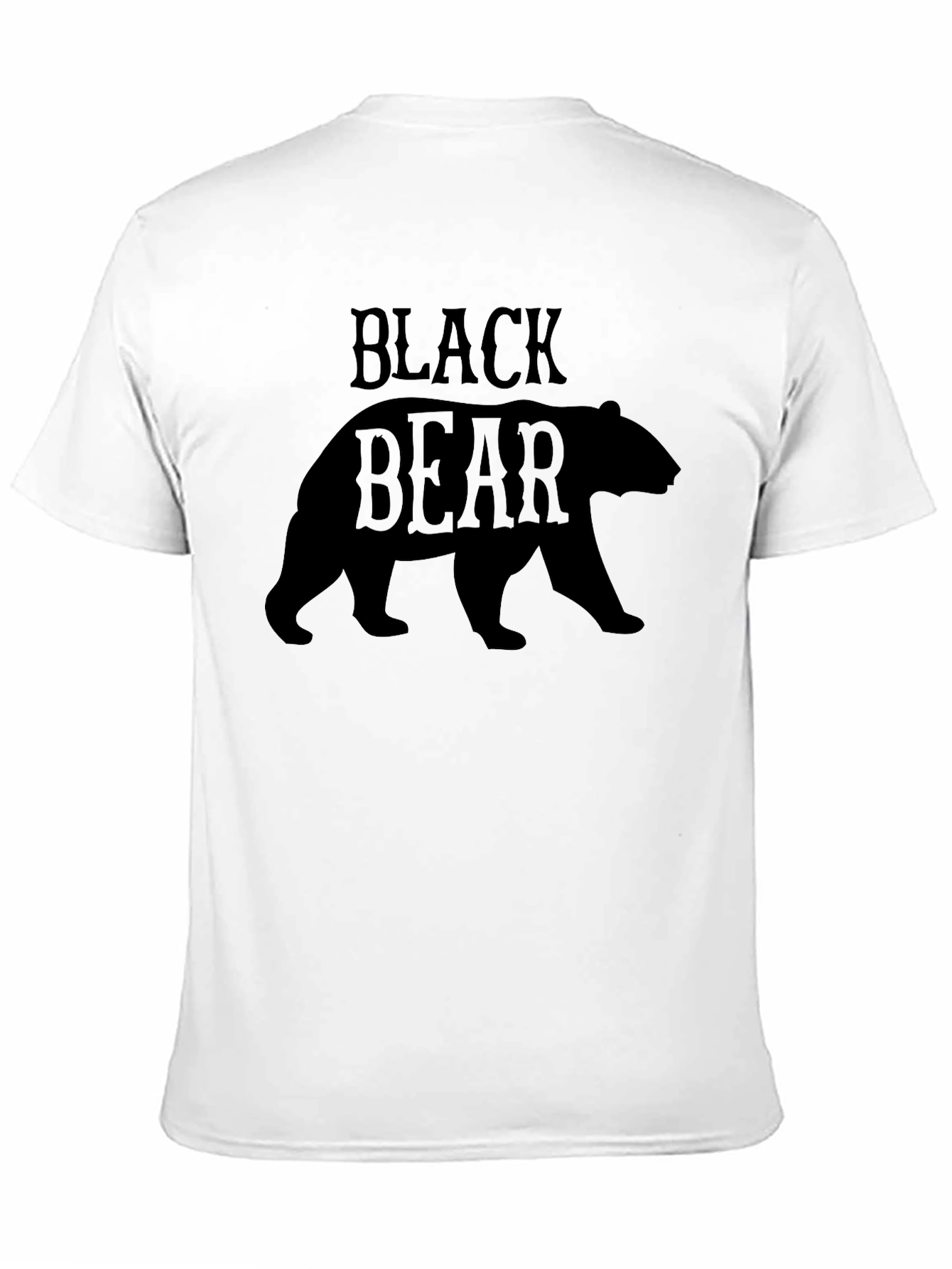 Black Black Bear Graphic Tee - Stylish Wildlife Design view 11