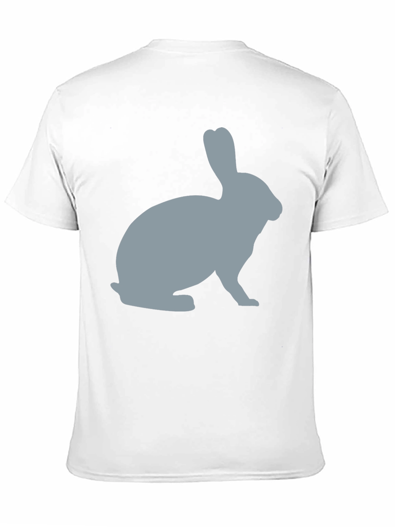 Black Rabbit Silhouette Graphic Tee - Unisex Soft Cotton T-Shirt view 11