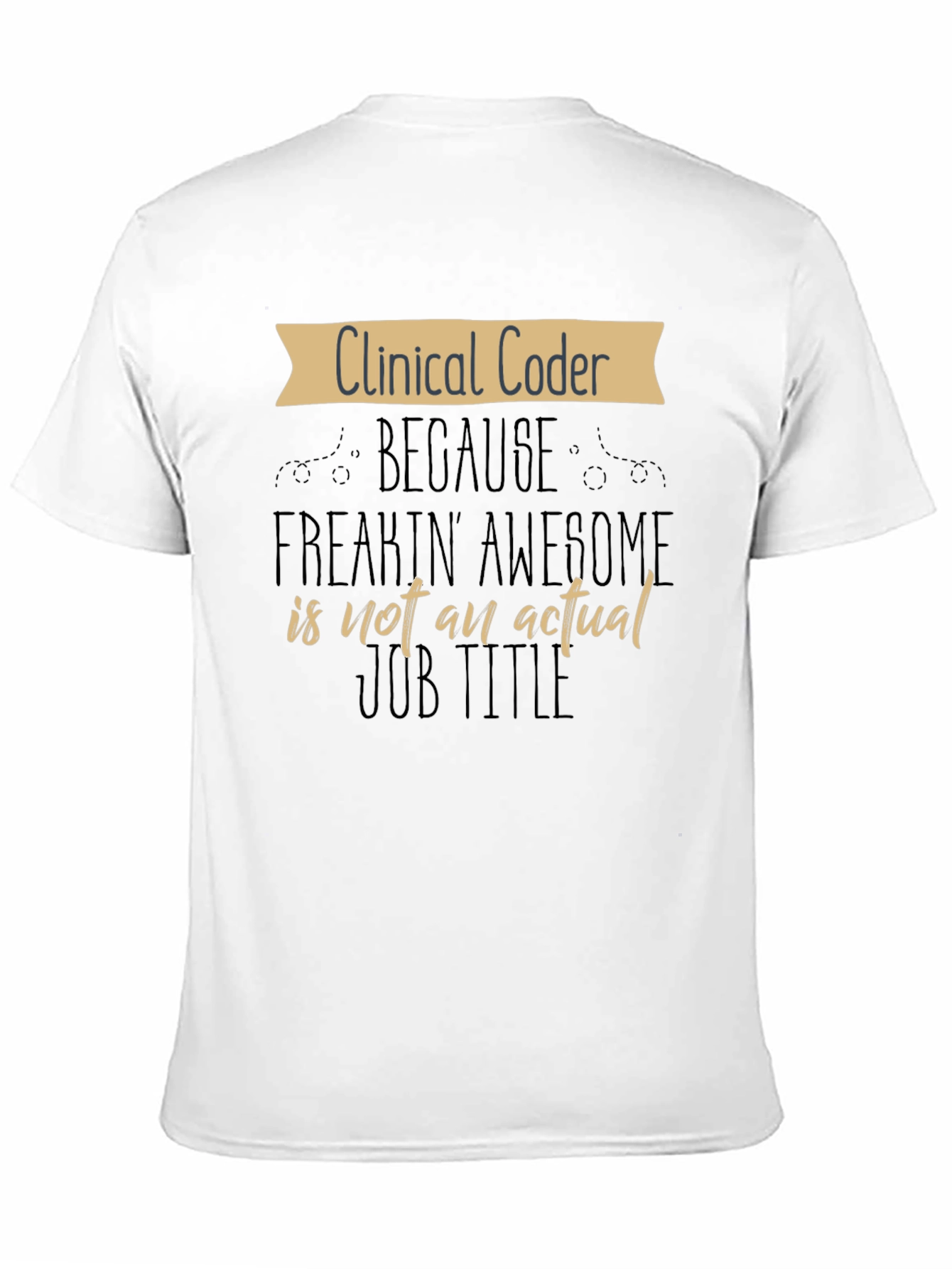 Black Clinical Coder Graphic T-Shirt view 11