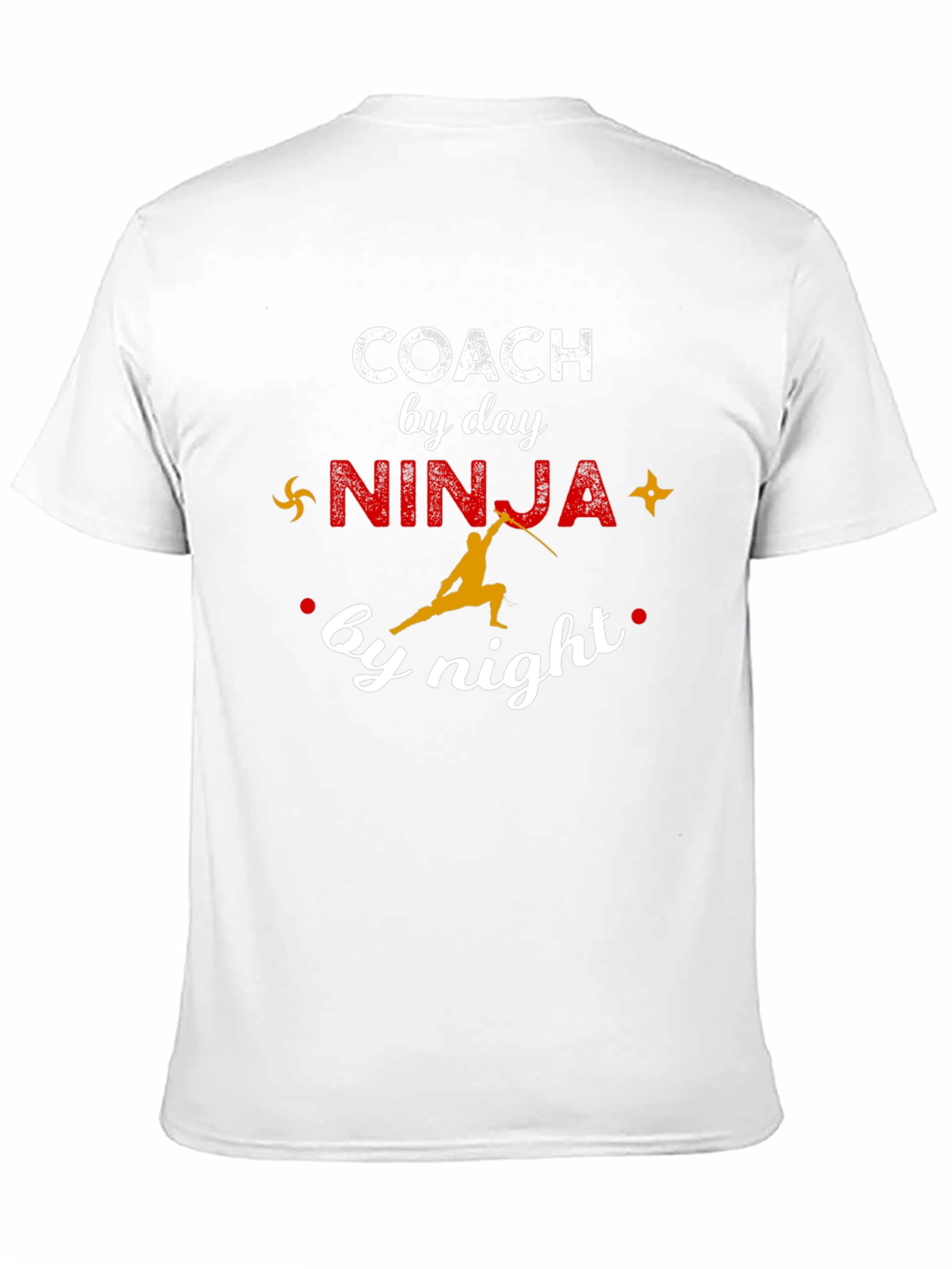Black Coach By Day Ninja By Night T-Shirt view 11