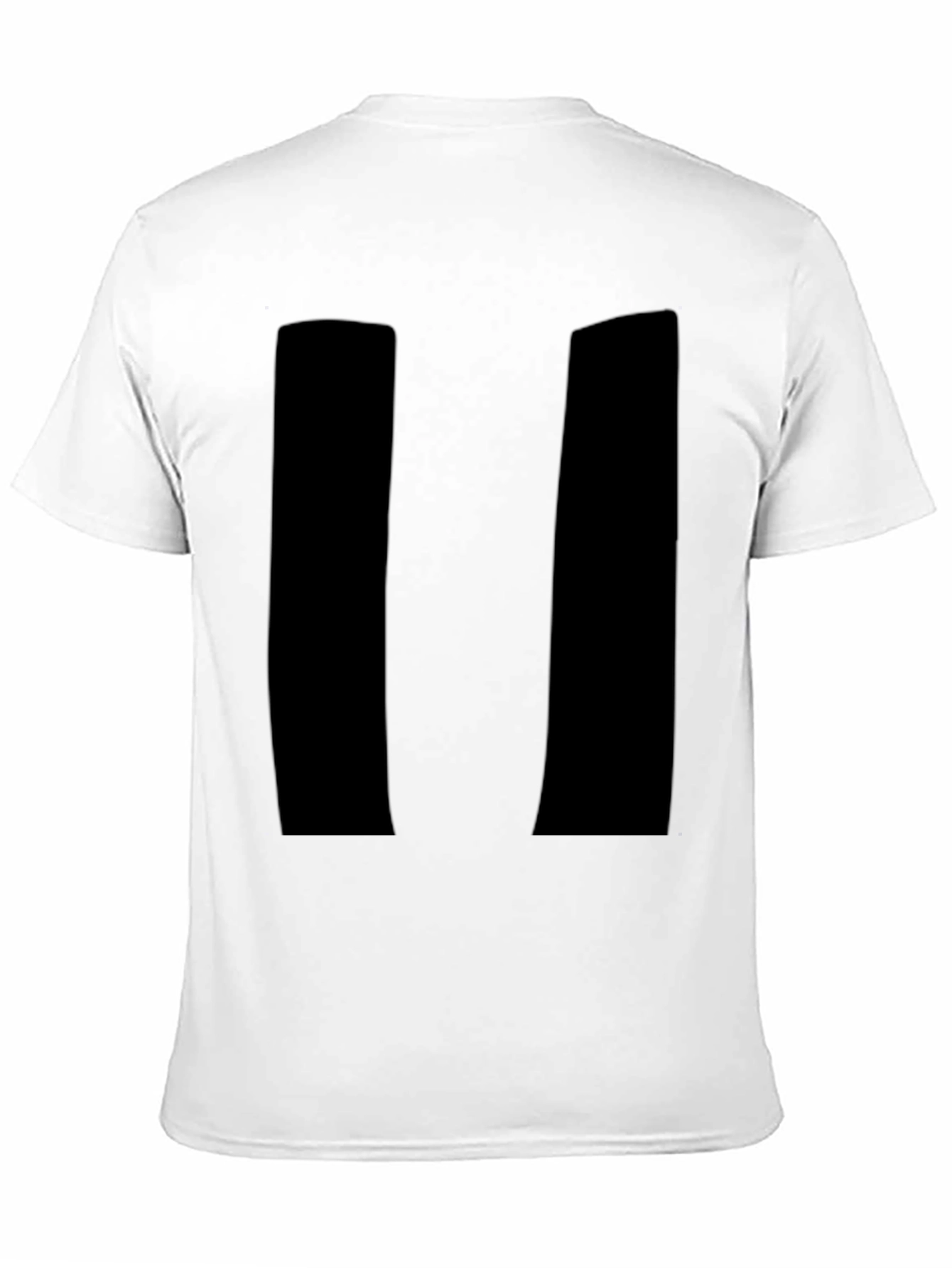 Black Men's Black Pause Symbol Graphic Tee view 11