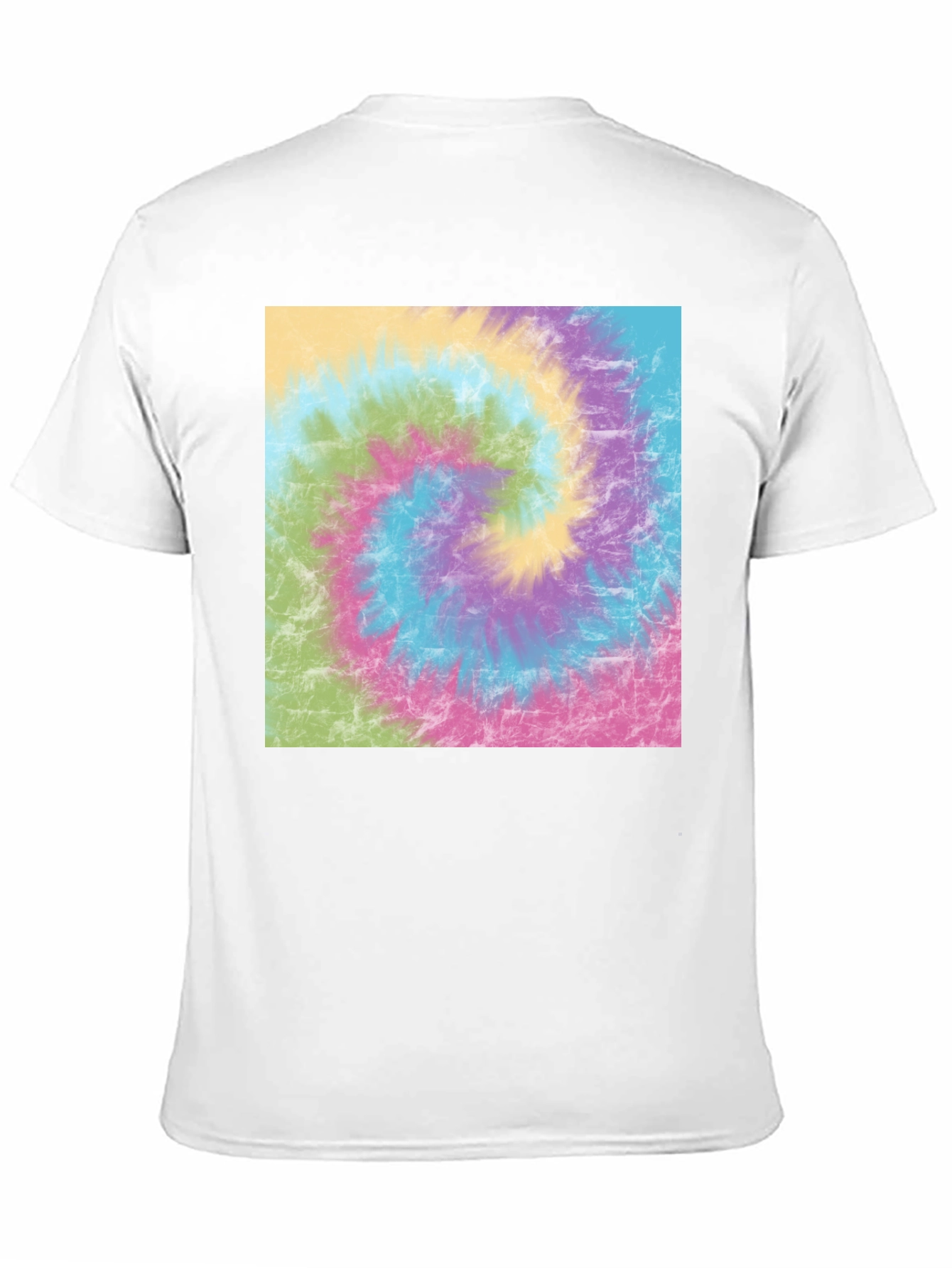 Black Tie Dye Swirl Graphic Tee - Casual Comfort view 11