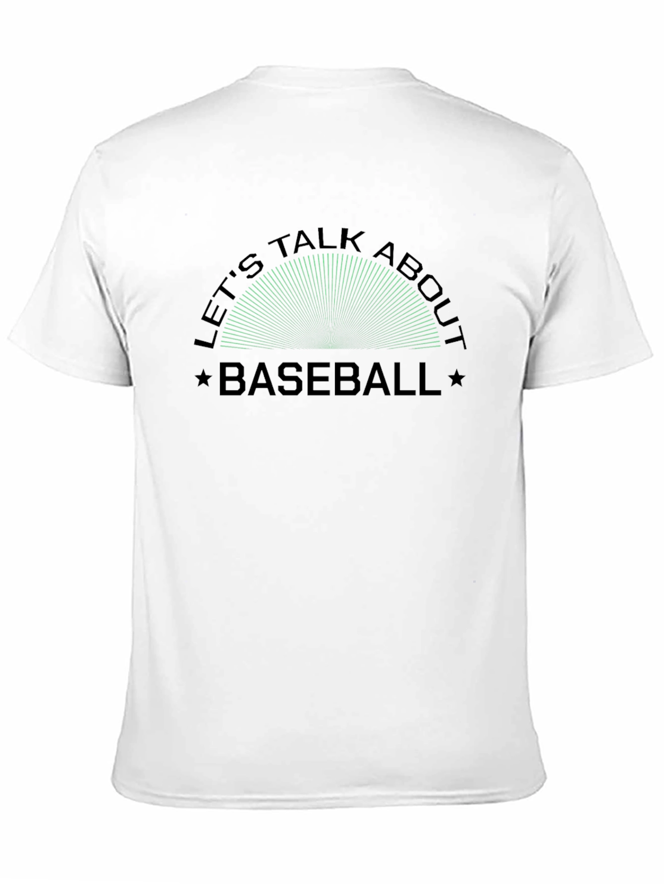 Black Let's Talk Baseball Graphic Tee view 11