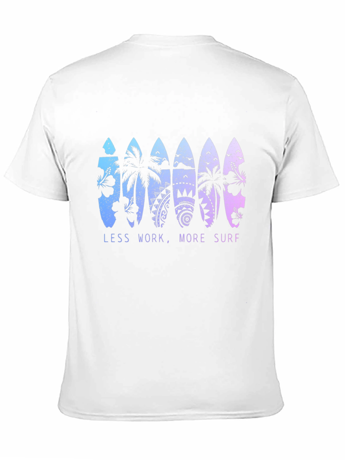 Less Work More Surf T-Shirt - 11