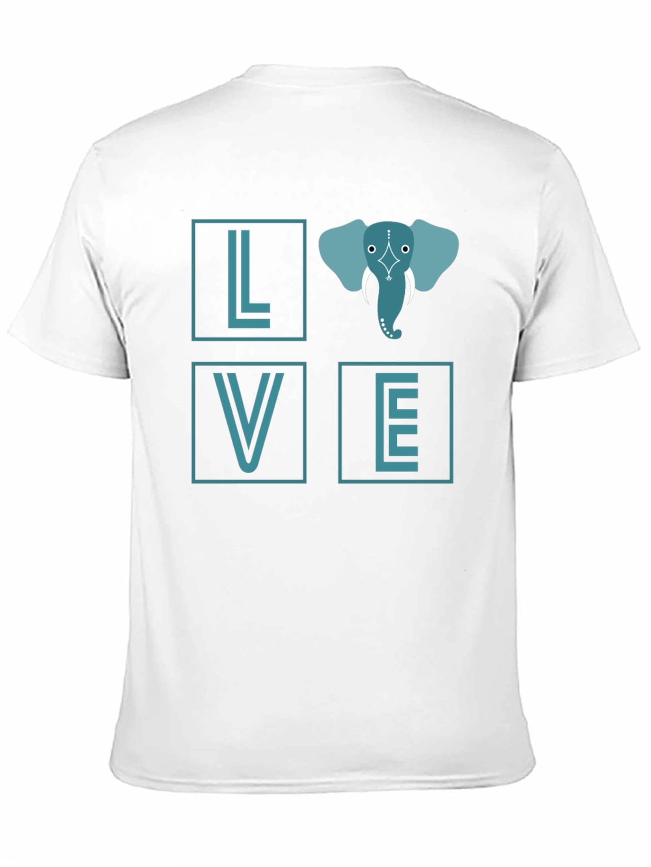Black Elephant Love Graphic Tee - Stylish Black T-Shirt view 11