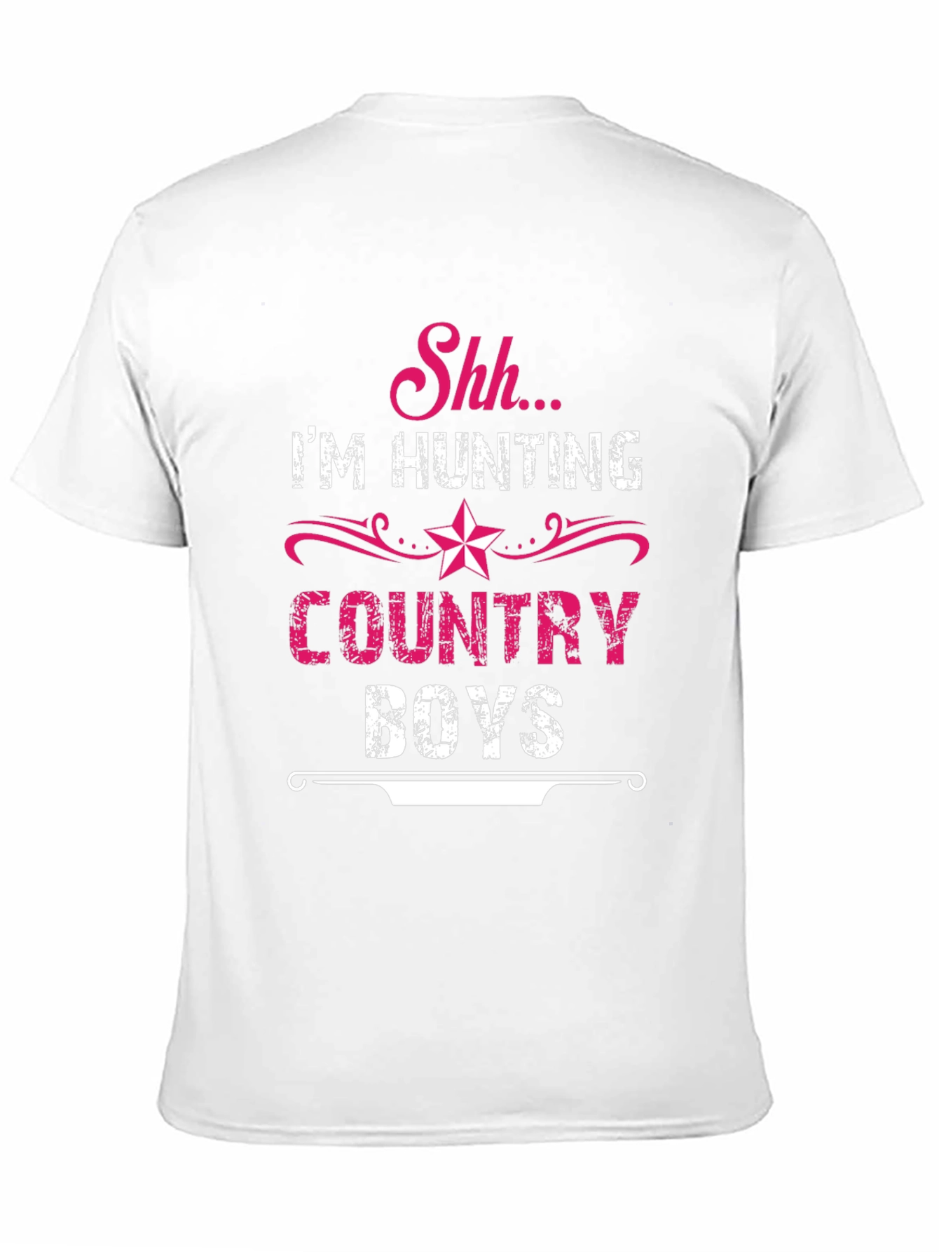 Black Shh I'm Hunting Country Boys Black T-Shirt view 11