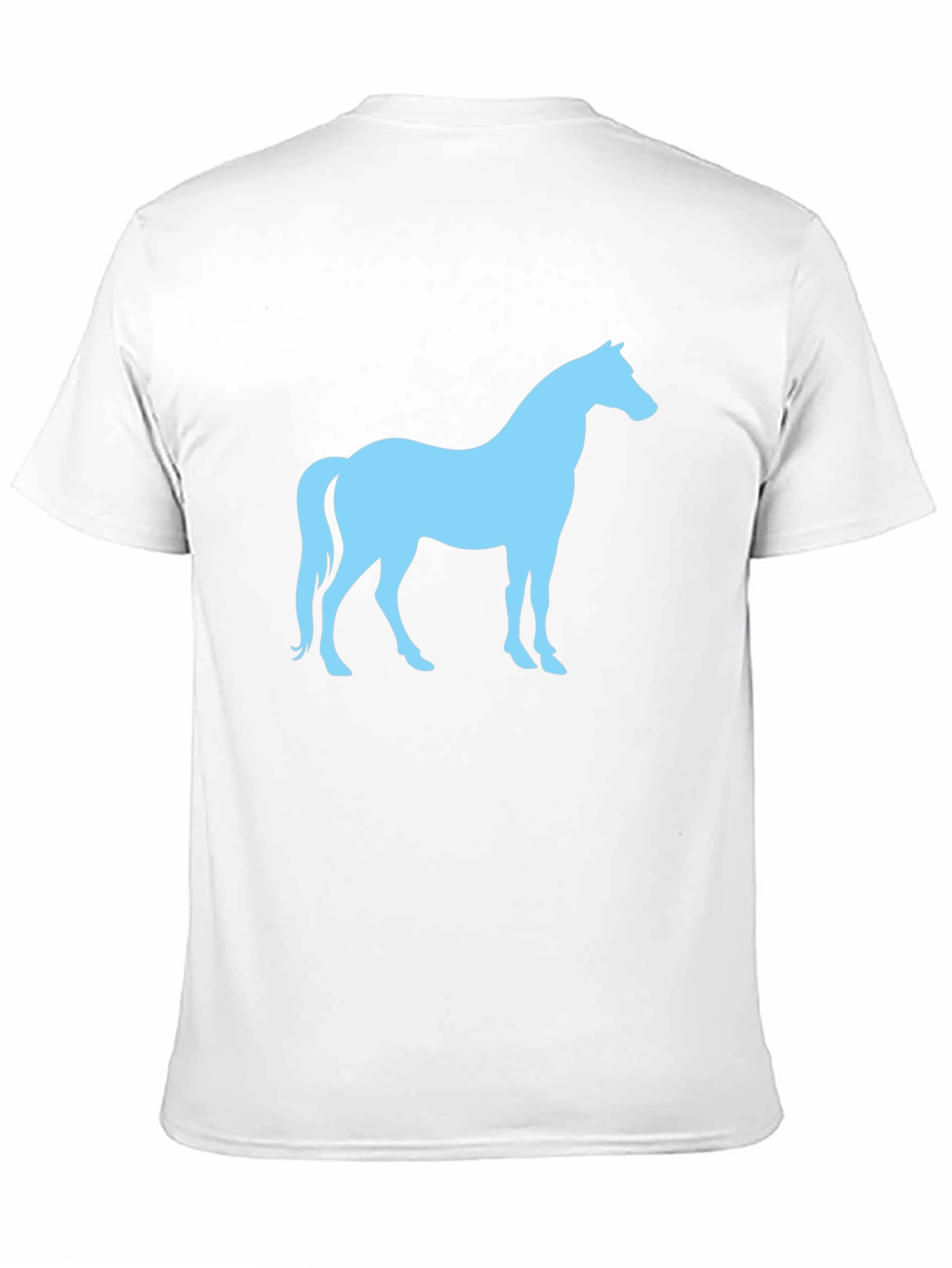 Black Horse Silhouette Graphic T-Shirt - Black view 11