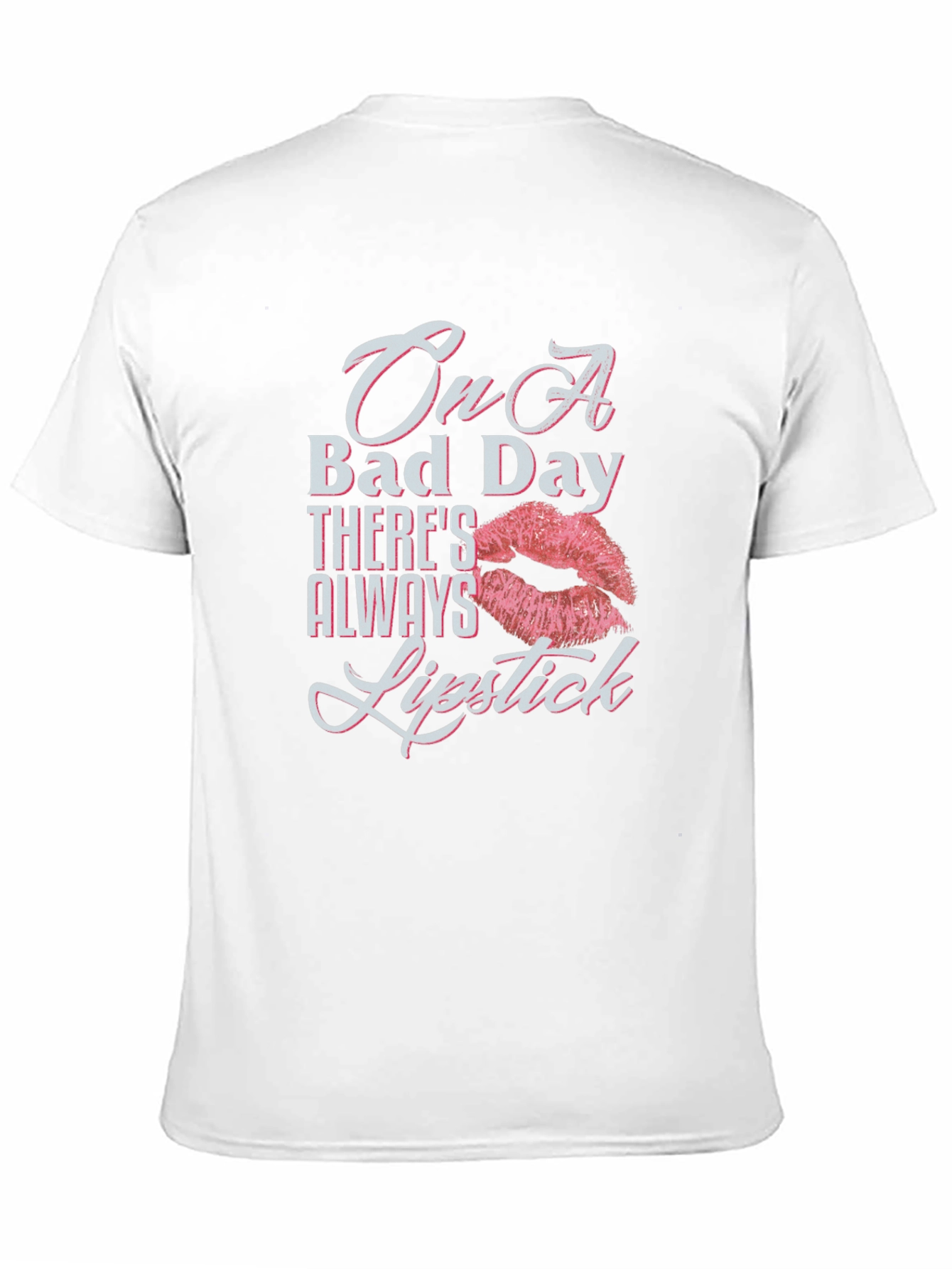 Black On A Bad Day Lipstick T-Shirt view 11
