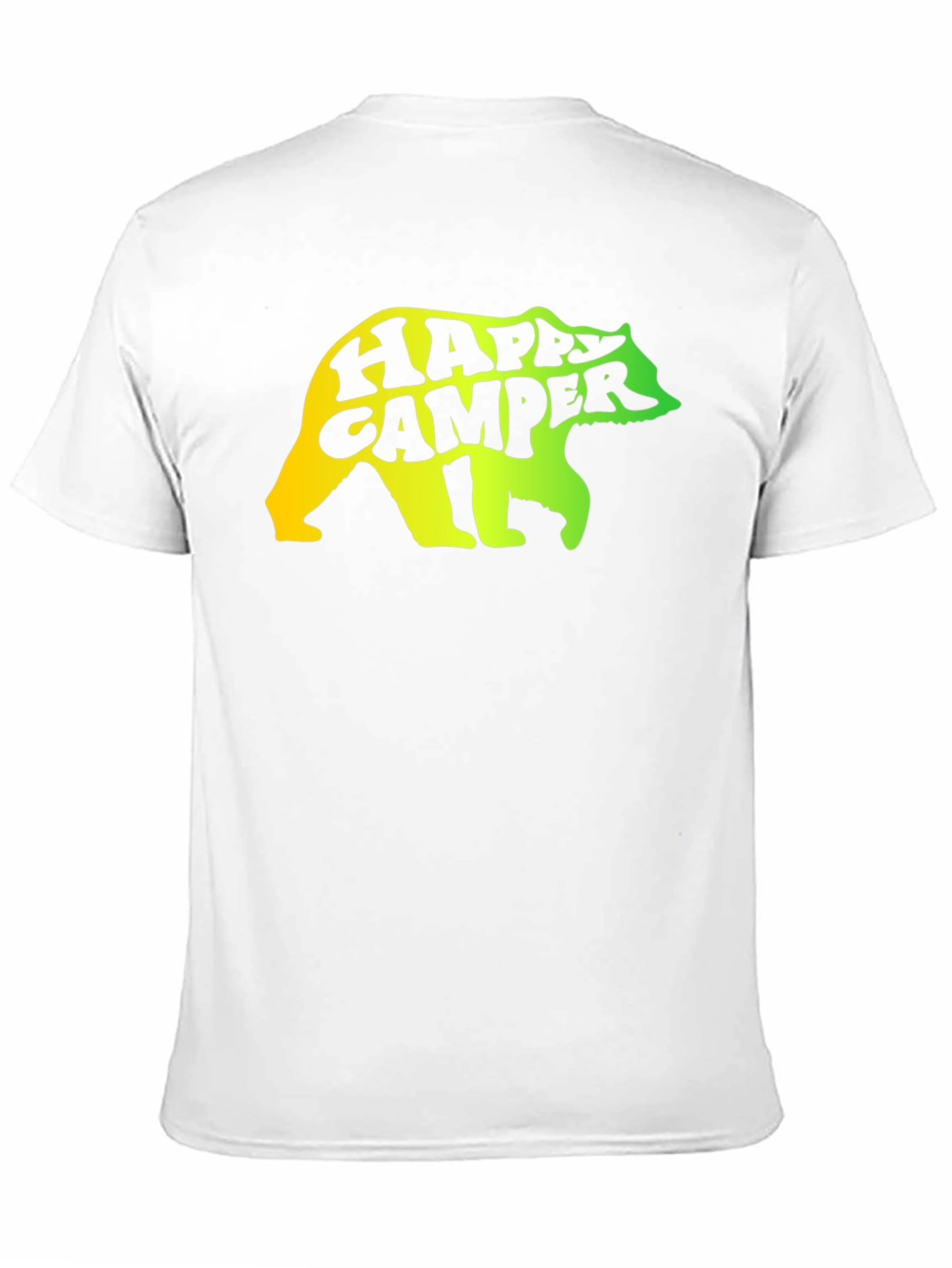 Black Happy Camper Bear Graphic Tee view 11