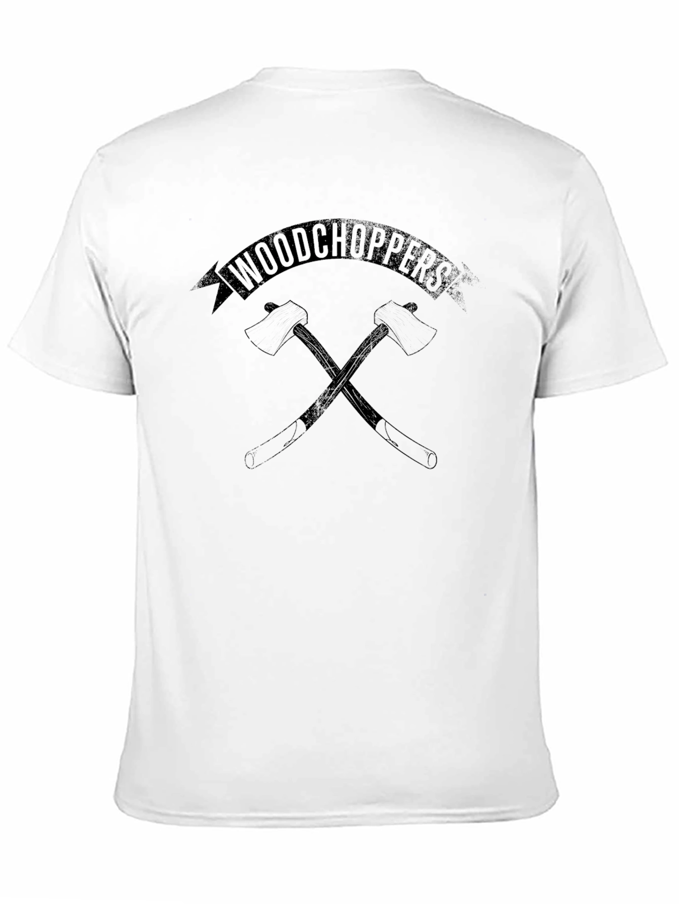 Black Woodchoppers Axe Graphic T-Shirt view 11