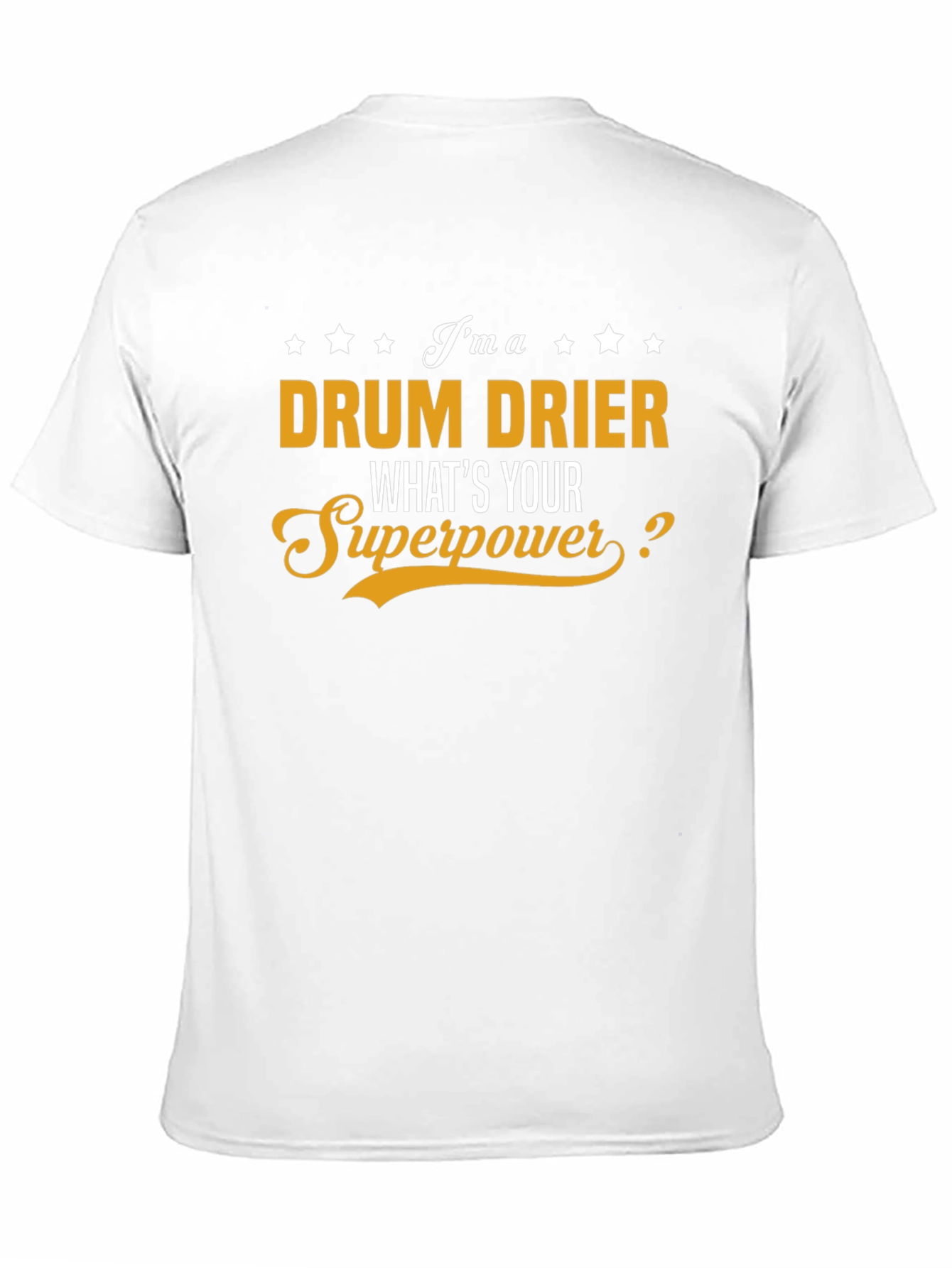 Black Drum Drier Superpower T-Shirt - Black Cotton Tee view 11