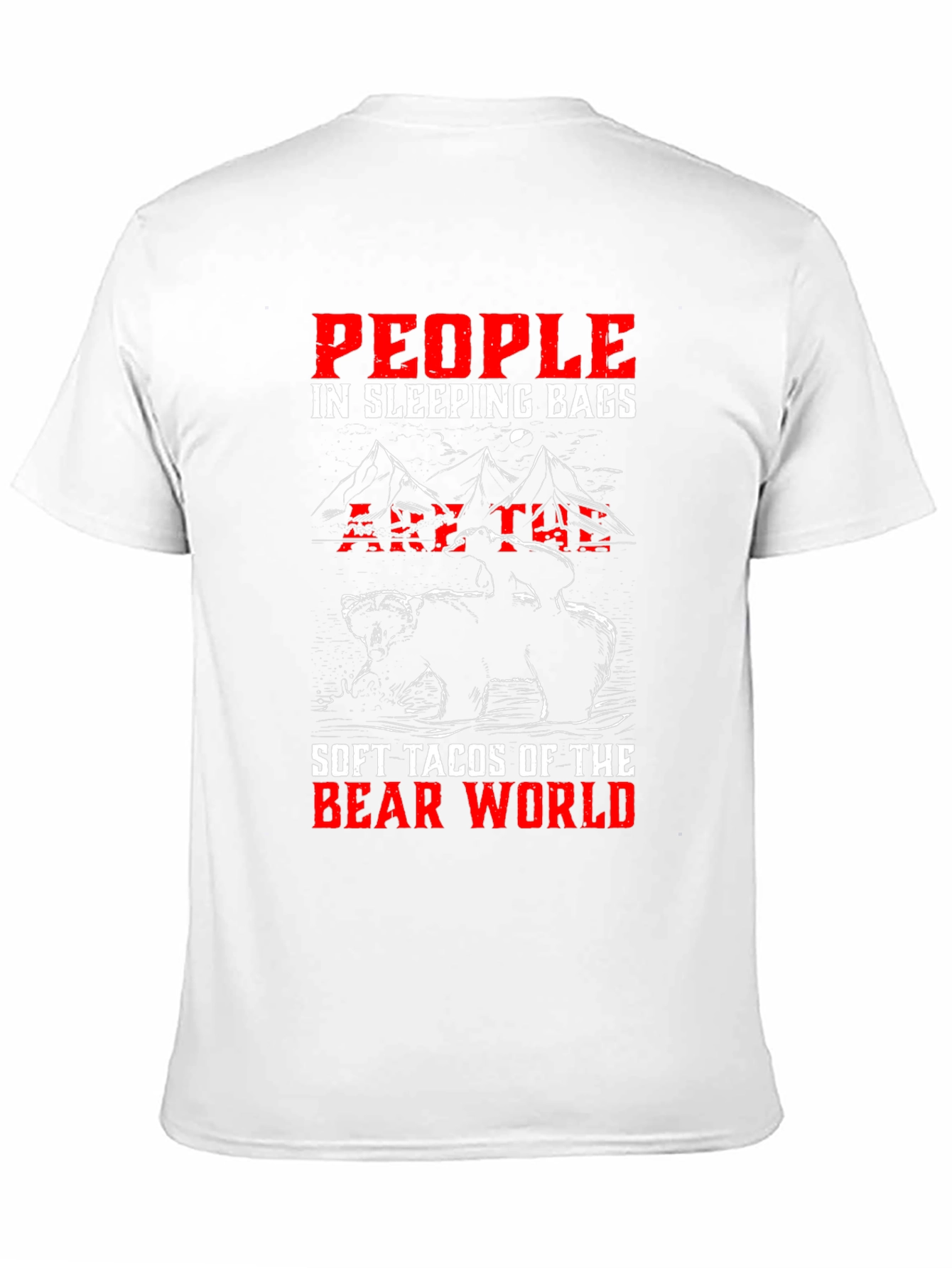 Black Bear World Sleeping Bag T-Shirt view 11