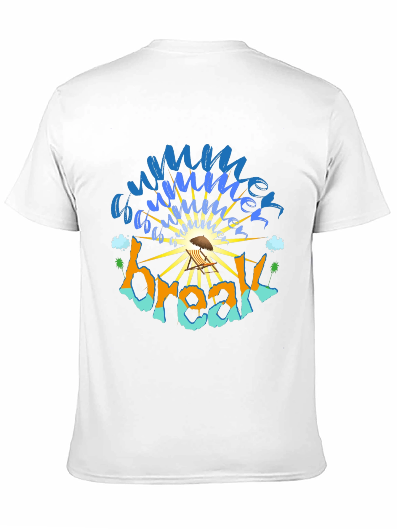 Black Summer Break Graphic Tee view 11
