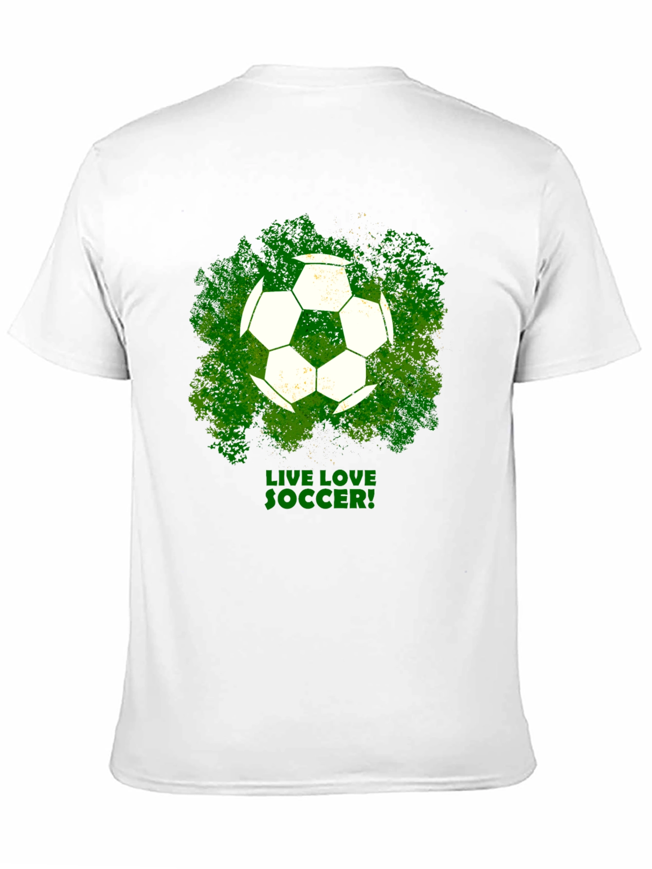 Black Live Love Soccer Graphic T-Shirt view 11