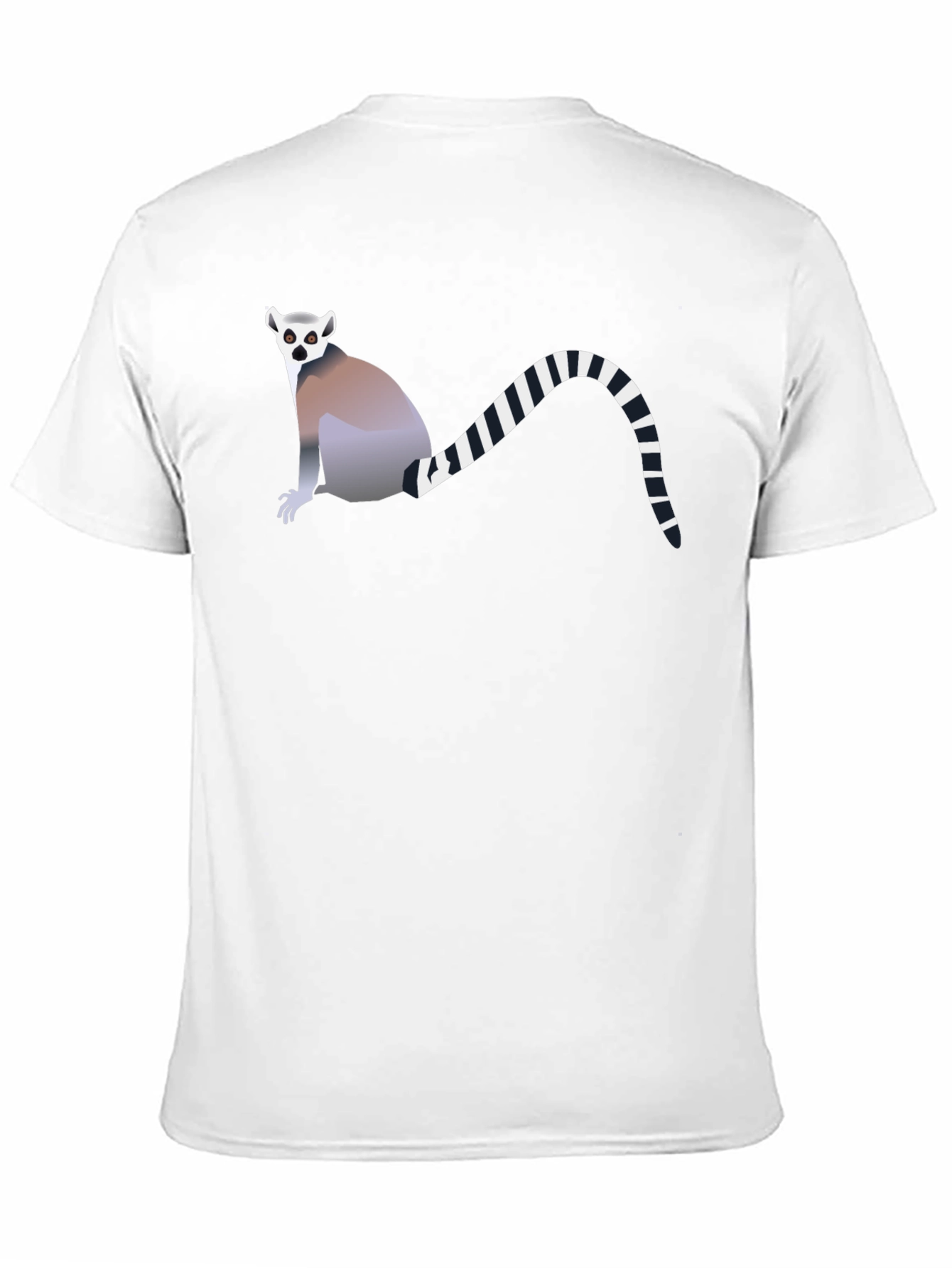 Black Lemur Graphic Tee - Black Cotton Comfort view 11