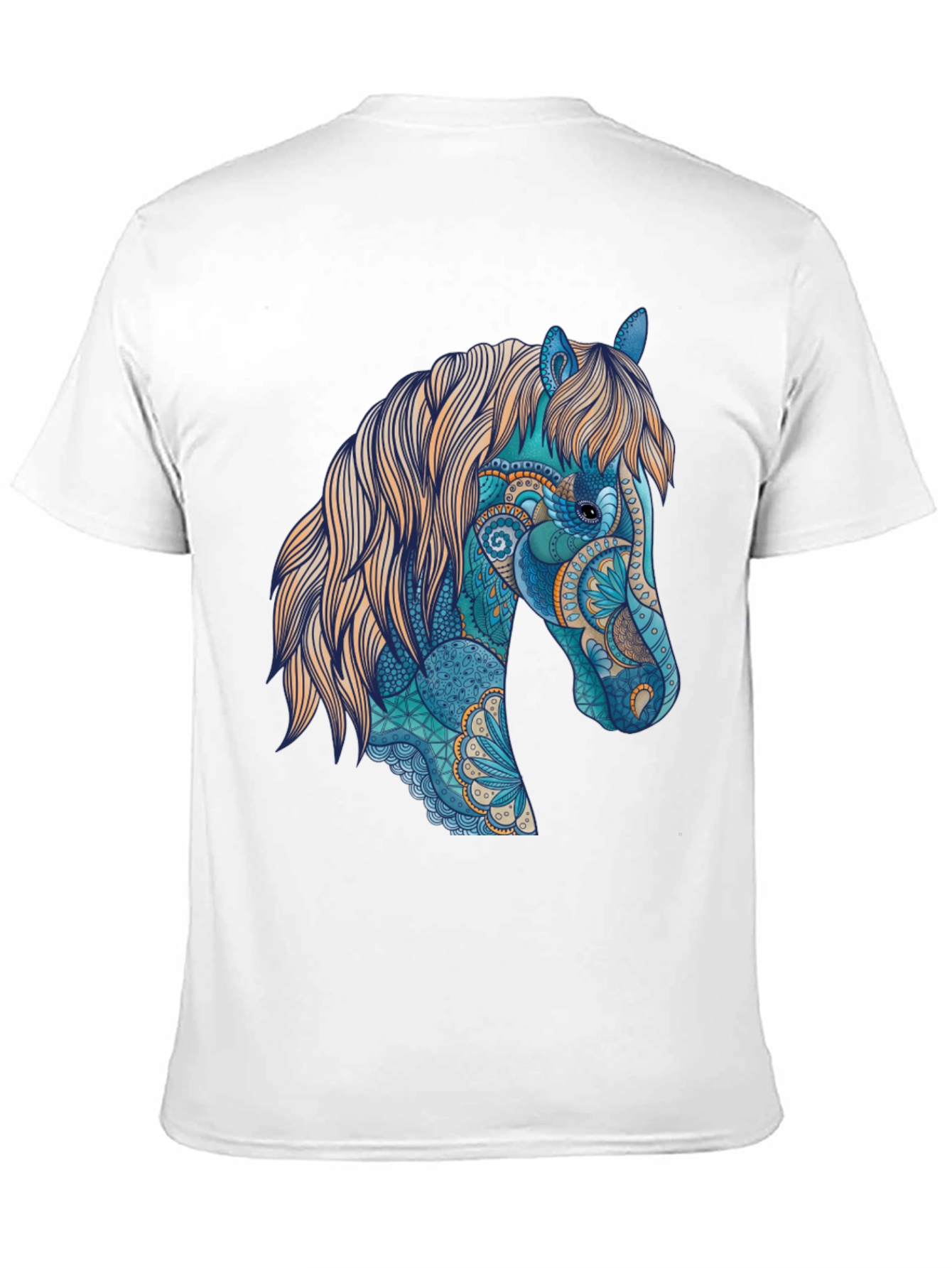 Black Horse Art Graphic T-Shirt - Unique Design view 11
