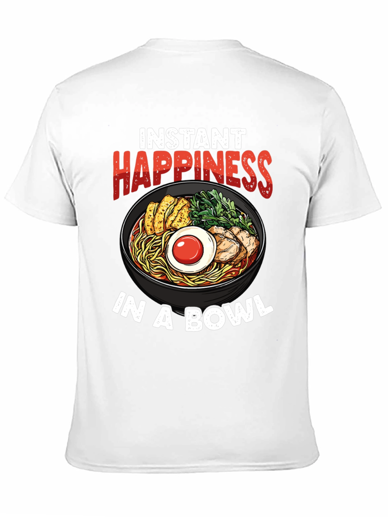 Instant Happiness Ramen Bowl Graphic Tee - 11
