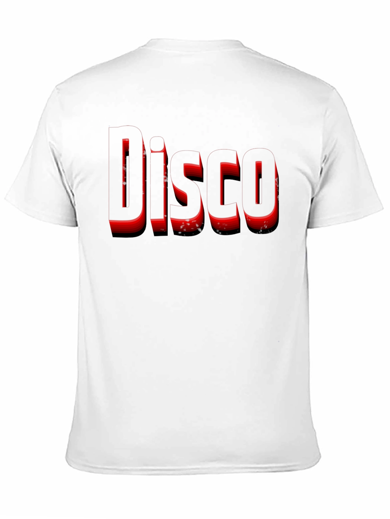 Black Disco Graphic Tee - Retro Party Shirt view 11