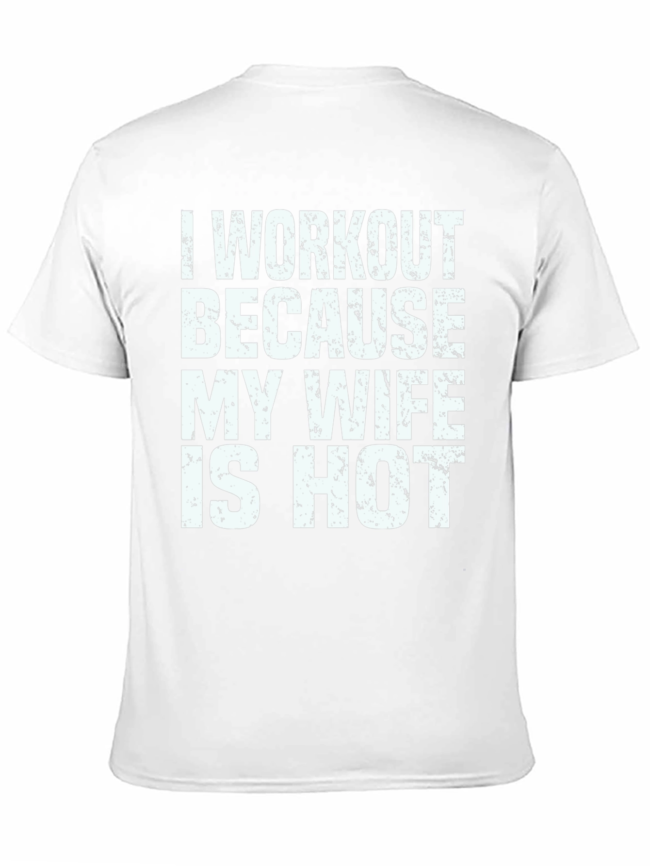 Black Funny Workout Wife T-Shirt view 11