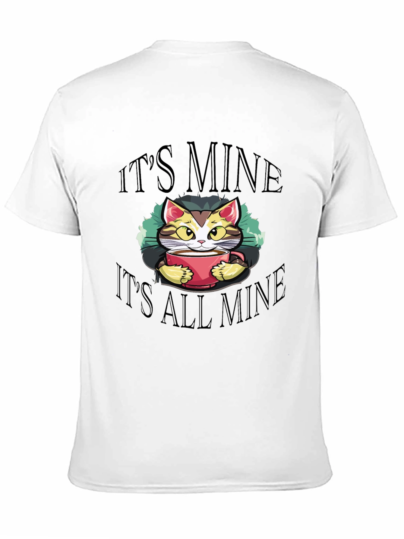 Black It's Mine T-Shirt - Cat Lover Tee view 11