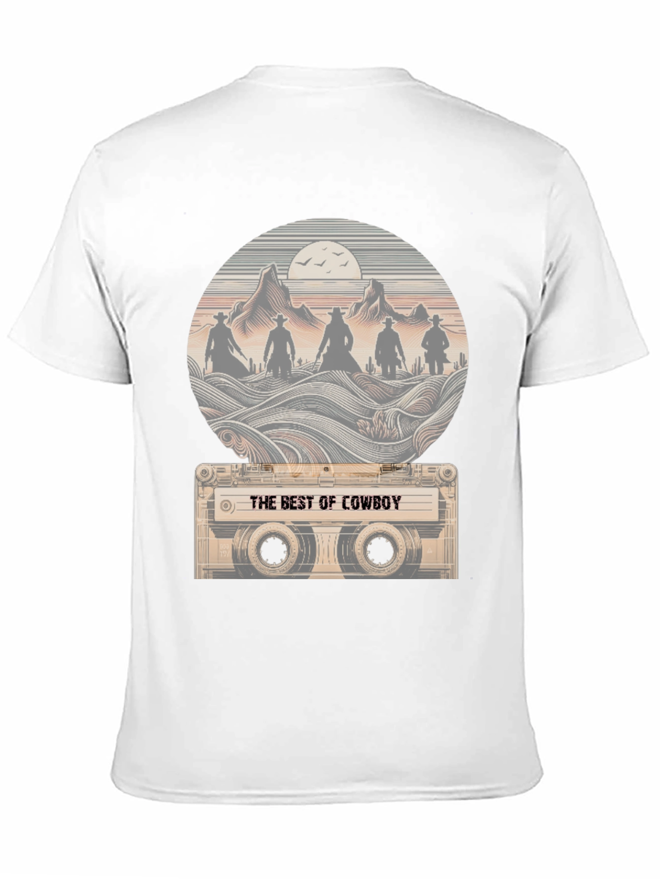 Black Best of Cowboy Graphic T-Shirt view 11