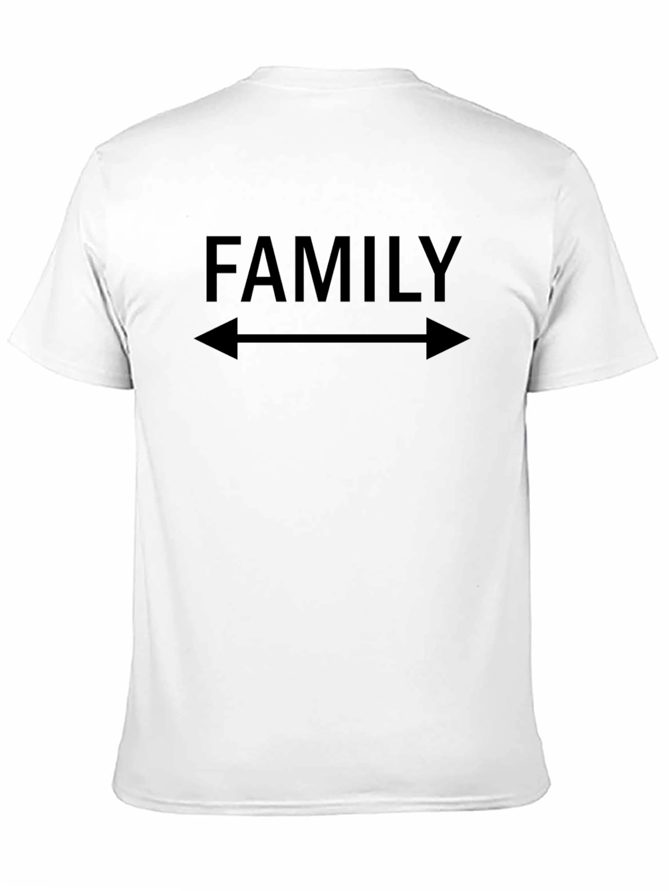 Black Family Arrow Graphic T-Shirt - Mens Black Tee view 11